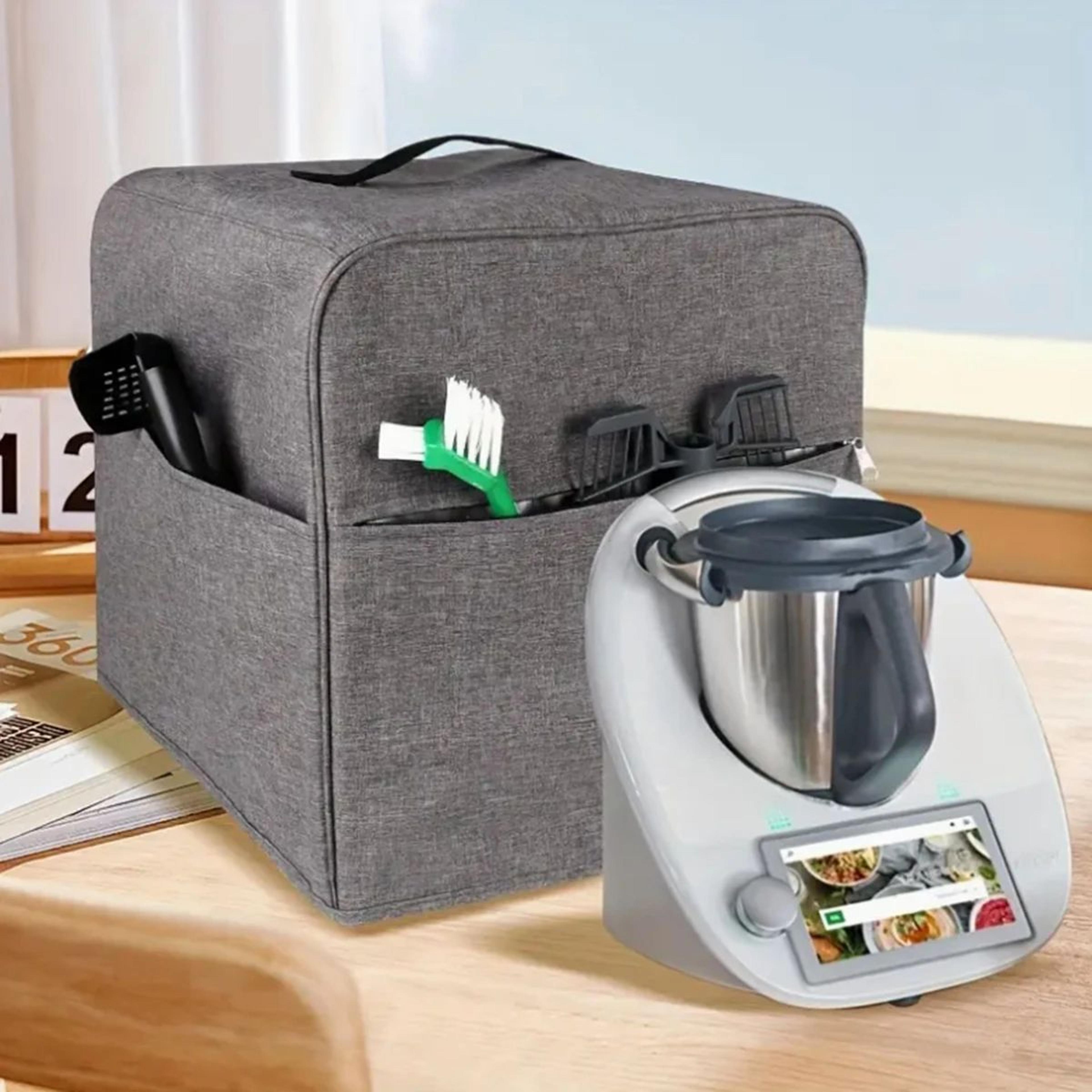 Thermomix TM6TM5 DoubleLayer Oxford Cloth Dust Cover  Thickened Protective Case With Side Storage P 0