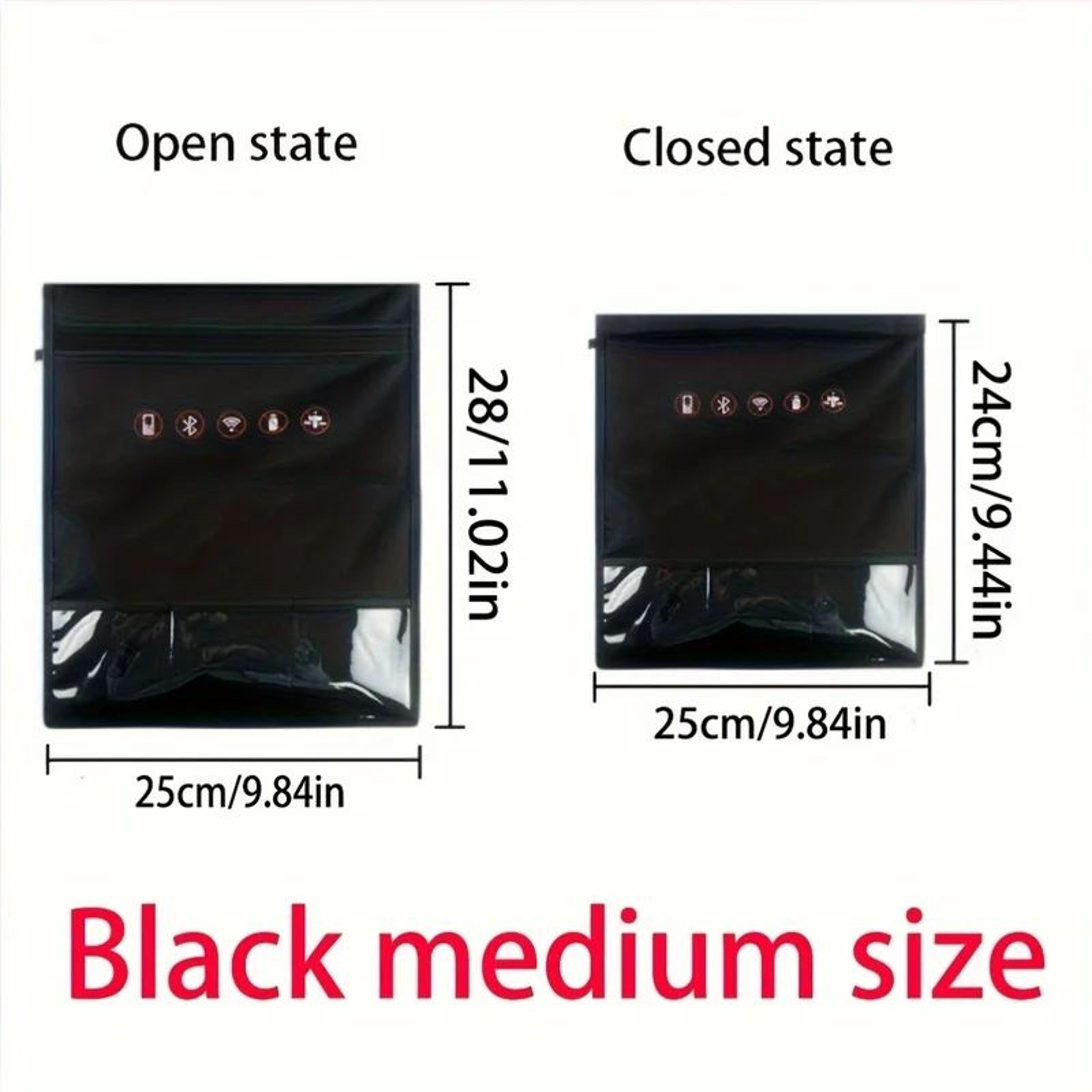 RFID Signal Blocking Faraday Bag Set  AntiTheft Car Key Shield  RadiationProof Phone Privacy Wallet 4