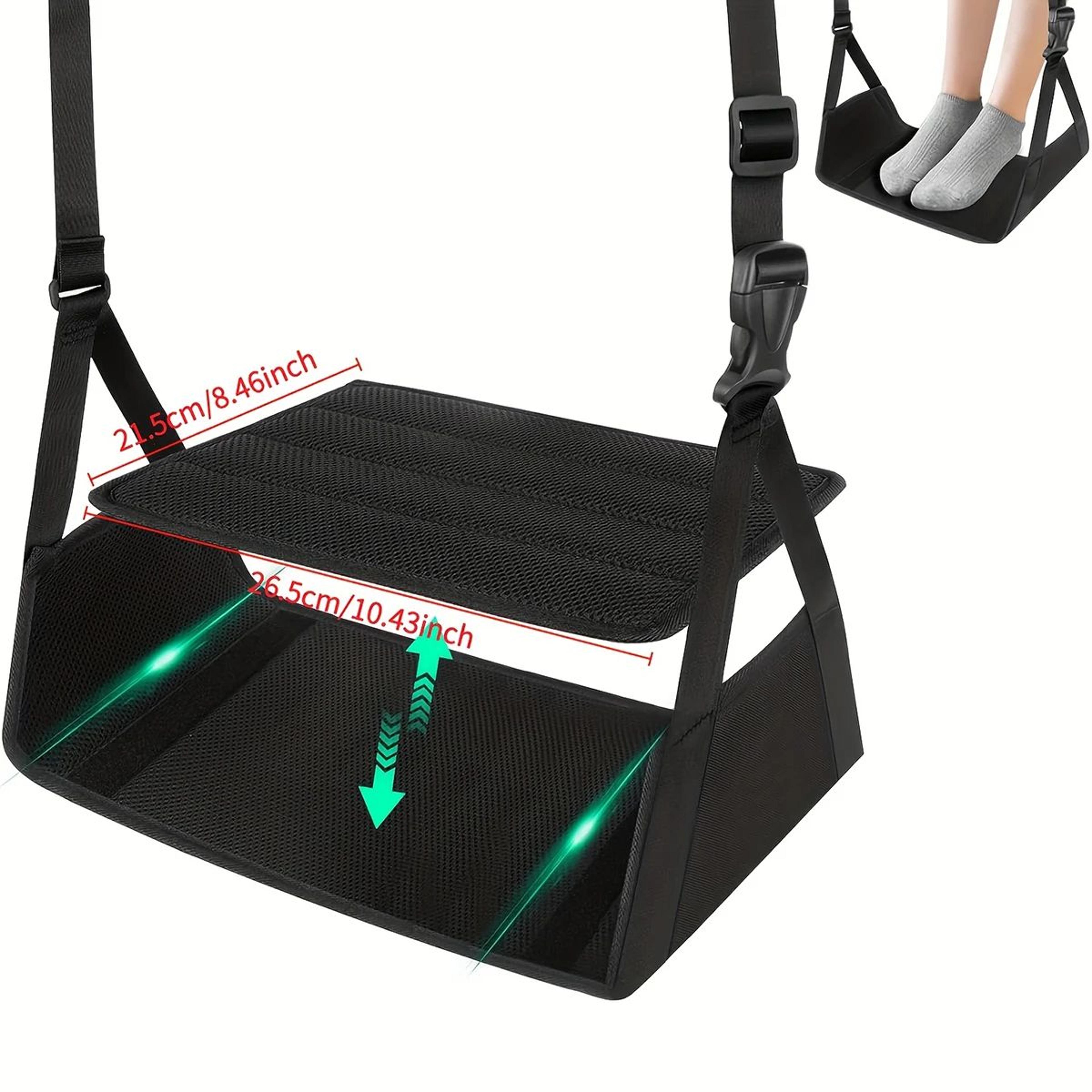 Portable Travel Footrest Hammock  Adjustable Airplane  Train Seat Leg Rest Sling Compact Office Und 0