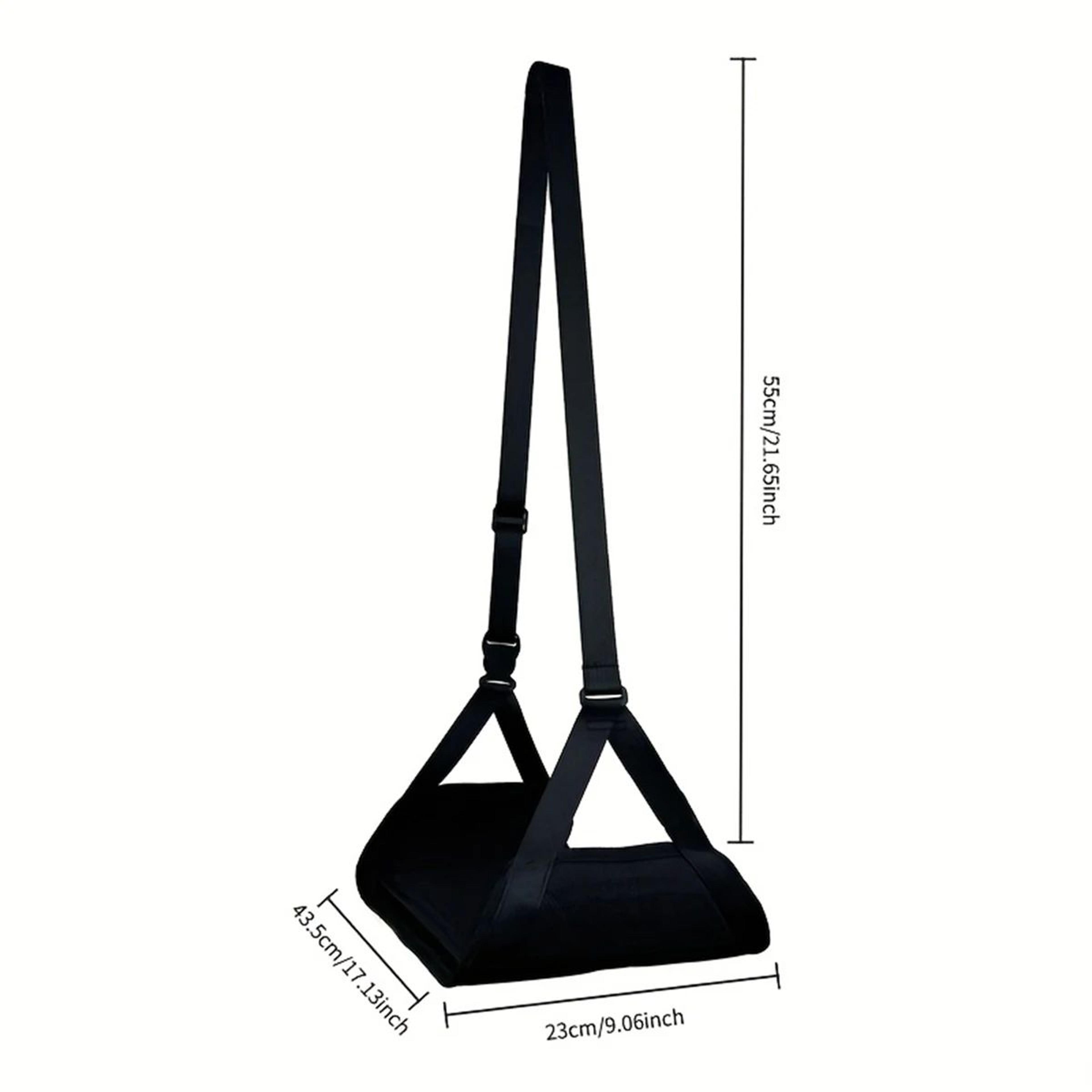 Portable Travel Footrest Hammock  Adjustable Airplane  Train Seat Leg Rest Sling Compact Office Und 2