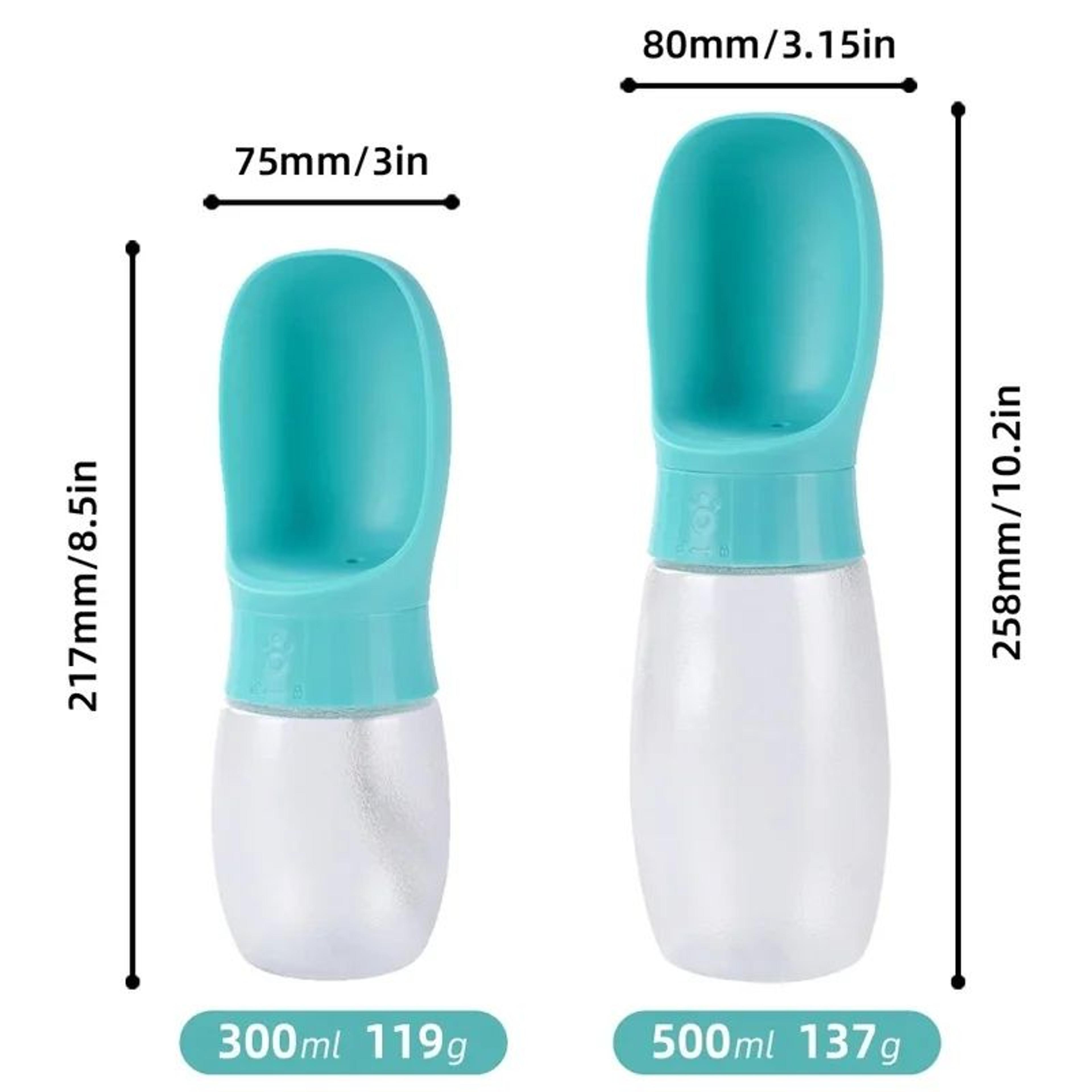 Portable Dog Water Bottle With BuiltIn Drinking Bowl  Leakproof Travel Pet Water Dispenser Cup For  5
