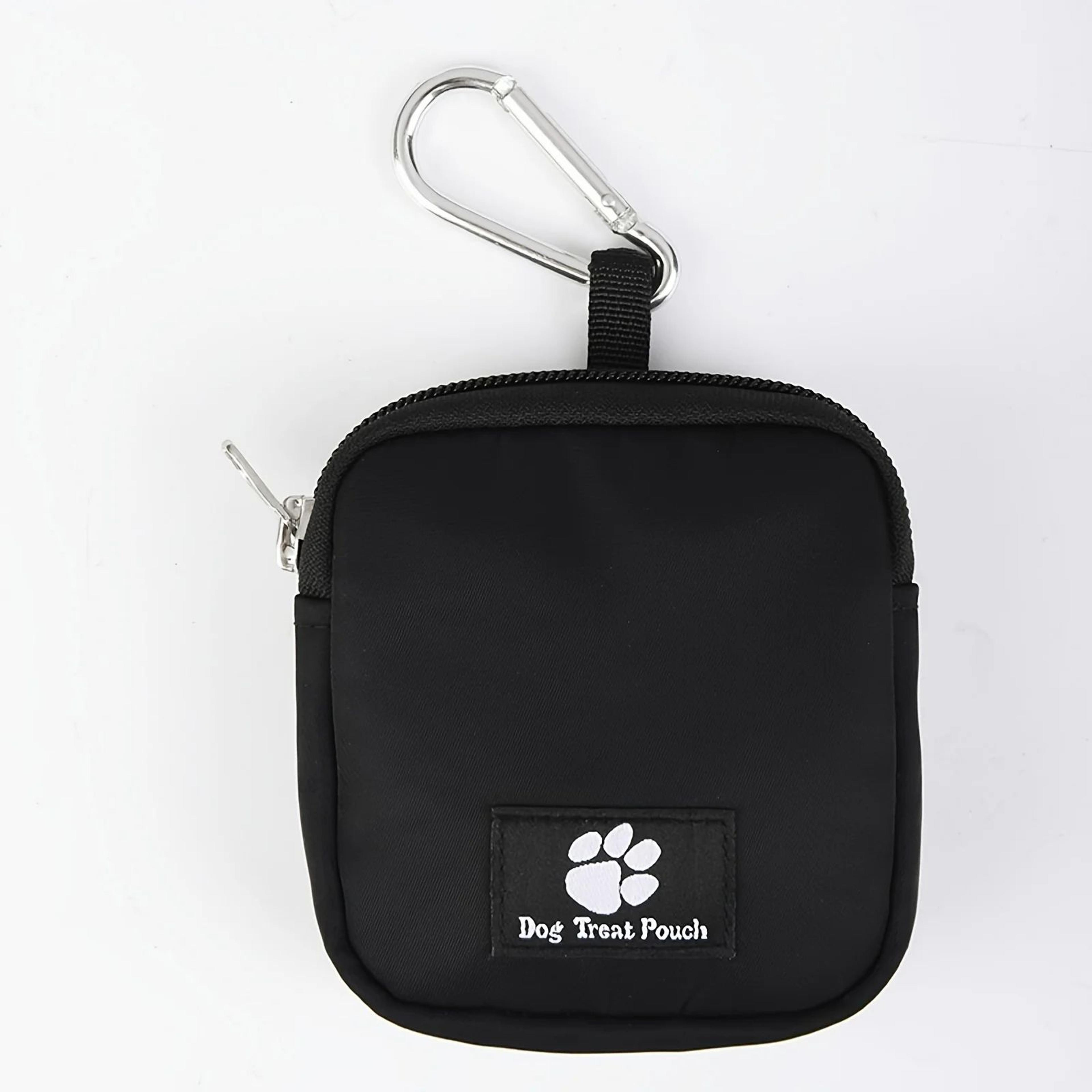 Portable Dog Treat Pouch With Whistle  Reusable Multicolor Snack Bag For Walking Obedience  Reward  6