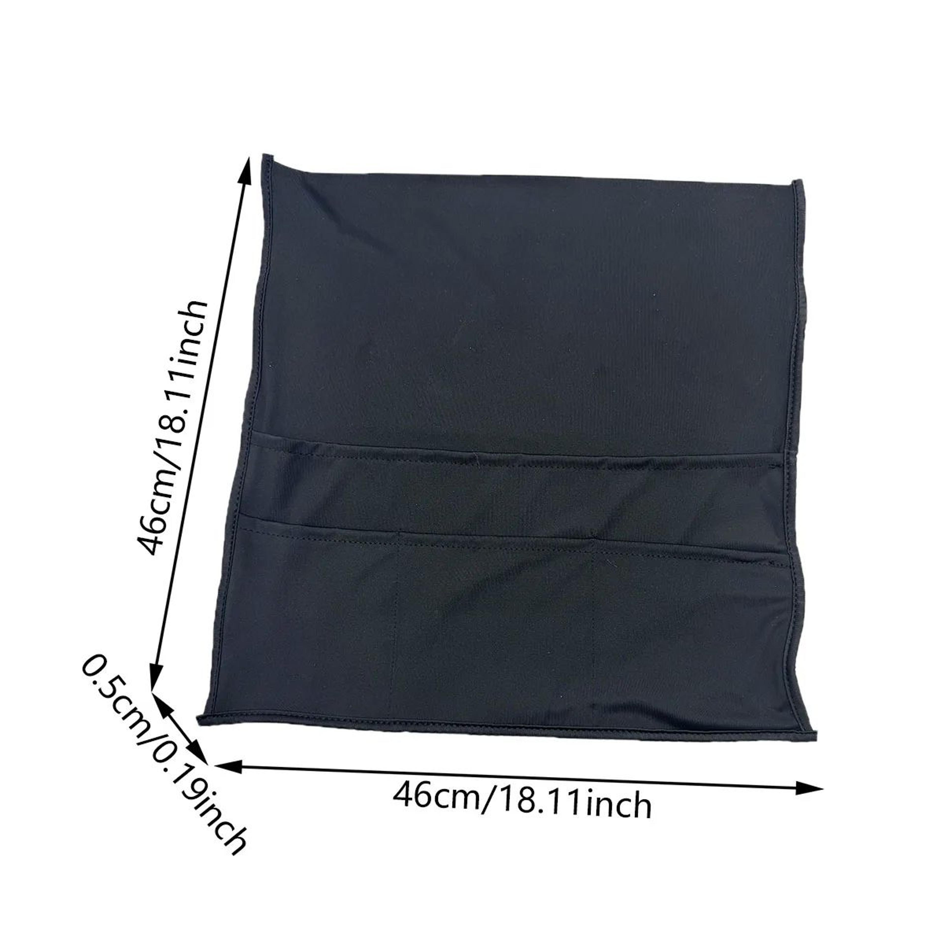 Portable Airplane Tray Organizer Bag  MultiPocket Seatback Storage Pouch For Snacks Phone Tablet  E 5