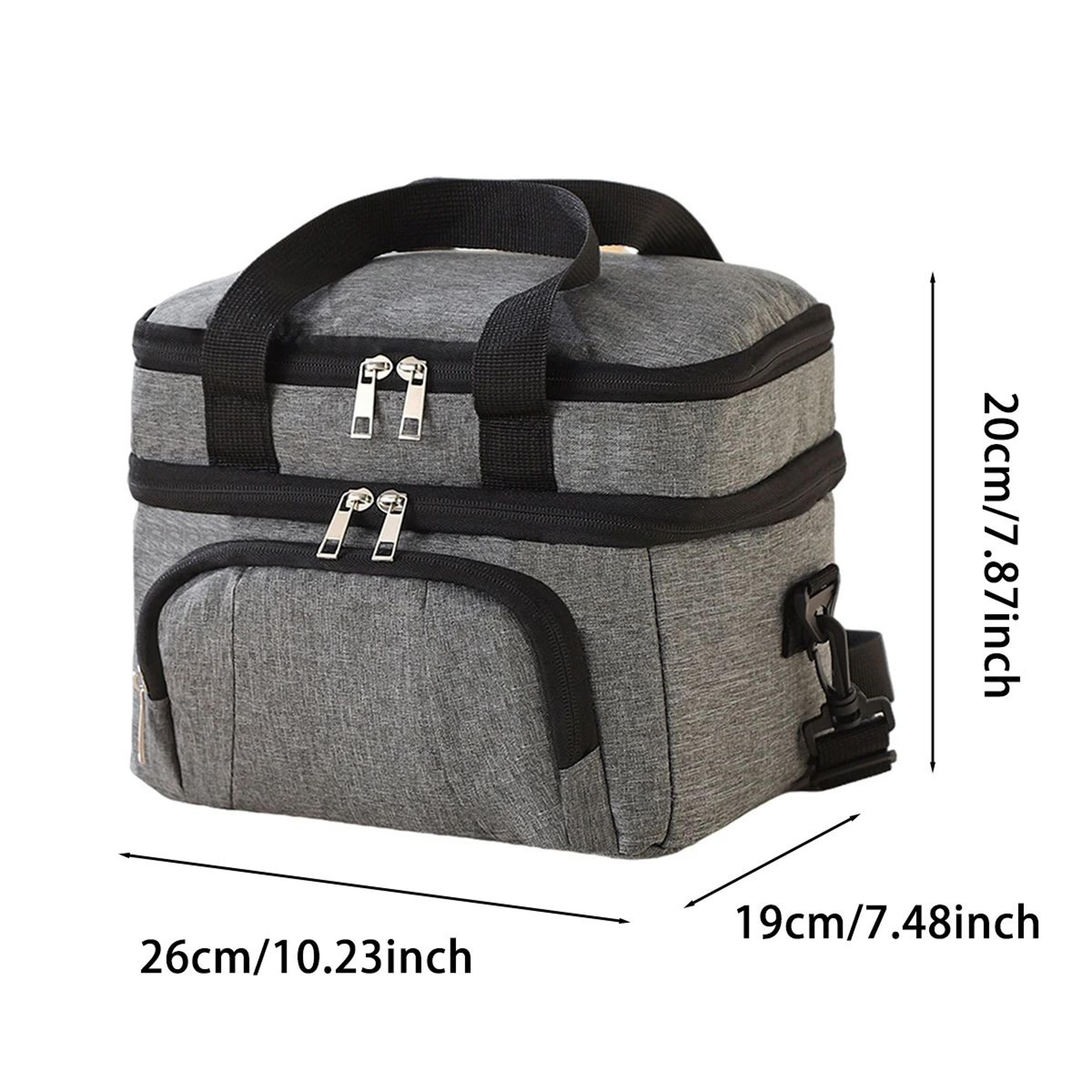 Portable Insulated Lunch Bag  Thermal Picnic  Camping Food Carrier With Freshness Preservation Hand 5