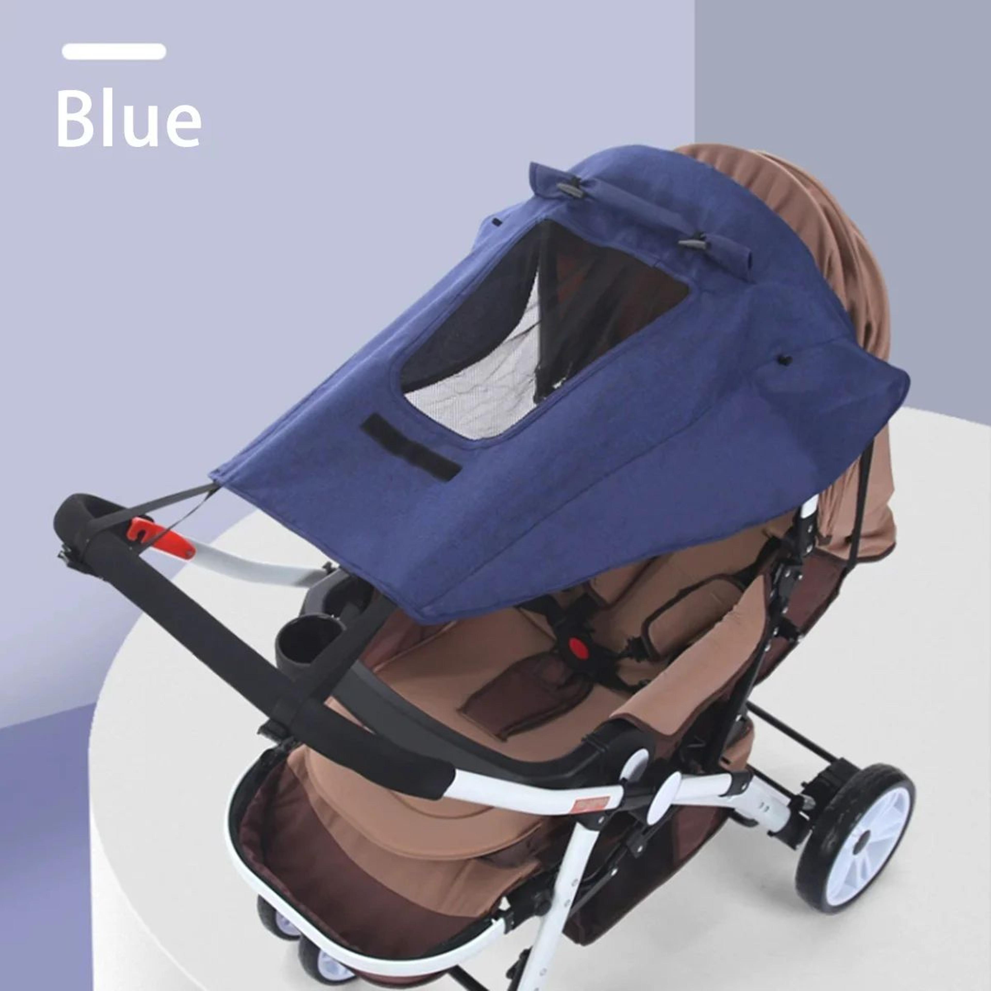 UVResistant Stroller Sunshade Cover  HighView Bidirectional Canopy EasyInstall Baby Sun Protection 7