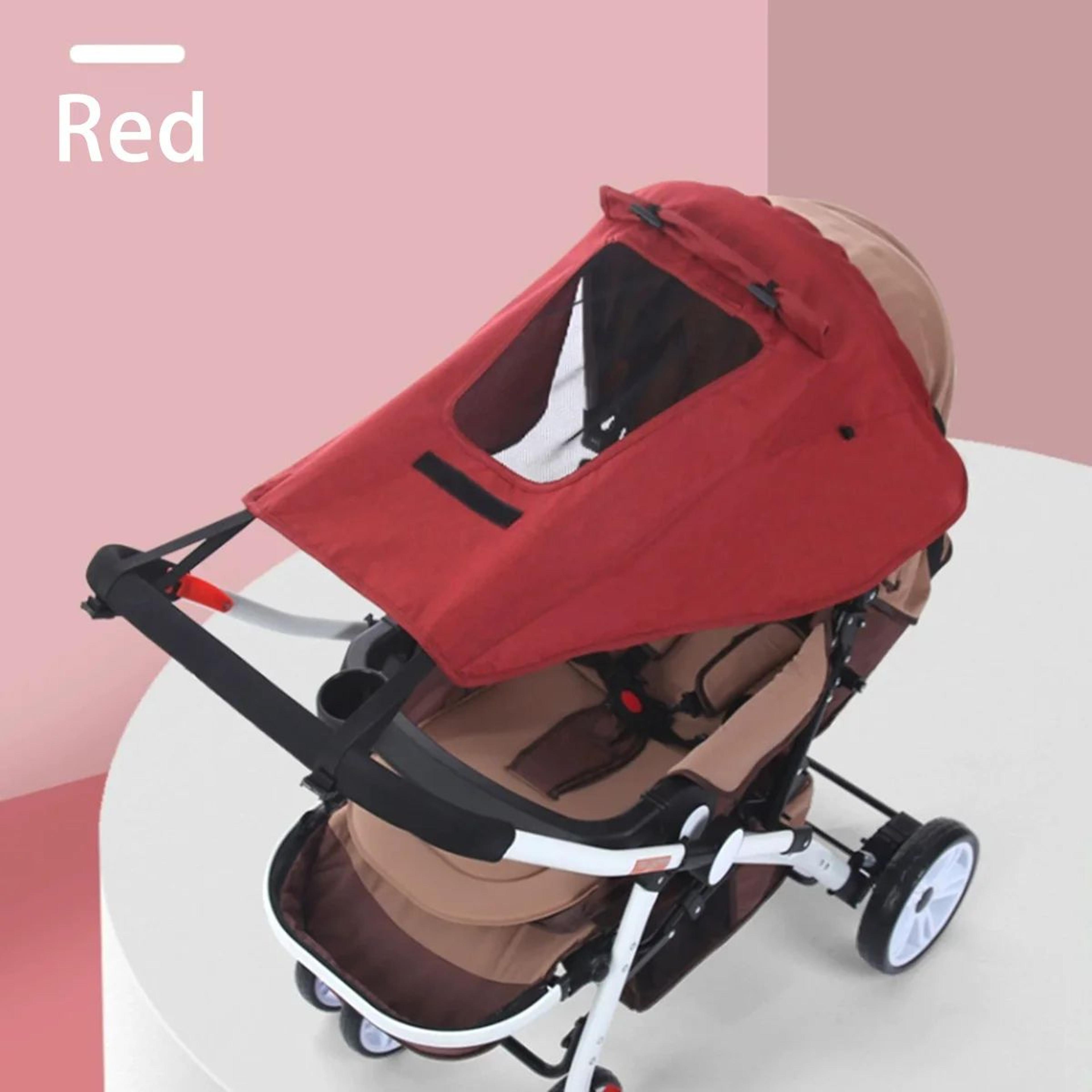 UVResistant Stroller Sunshade Cover  HighView Bidirectional Canopy EasyInstall Baby Sun Protection 9