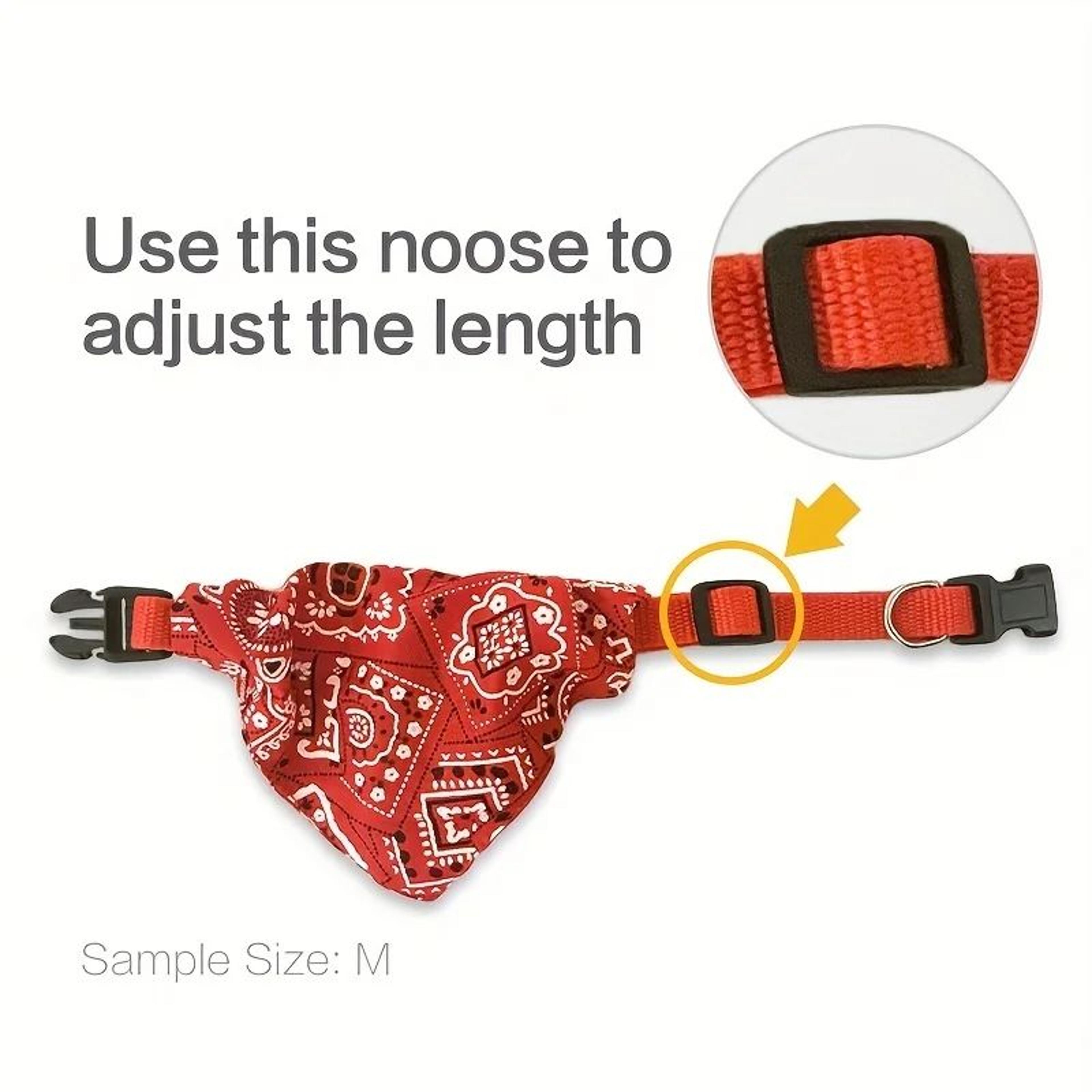 Adjustable Pet Bandana Scarf  Collar For Puppy  Cat Triangular Drool Bib Saliva Towel For Small Dog 3