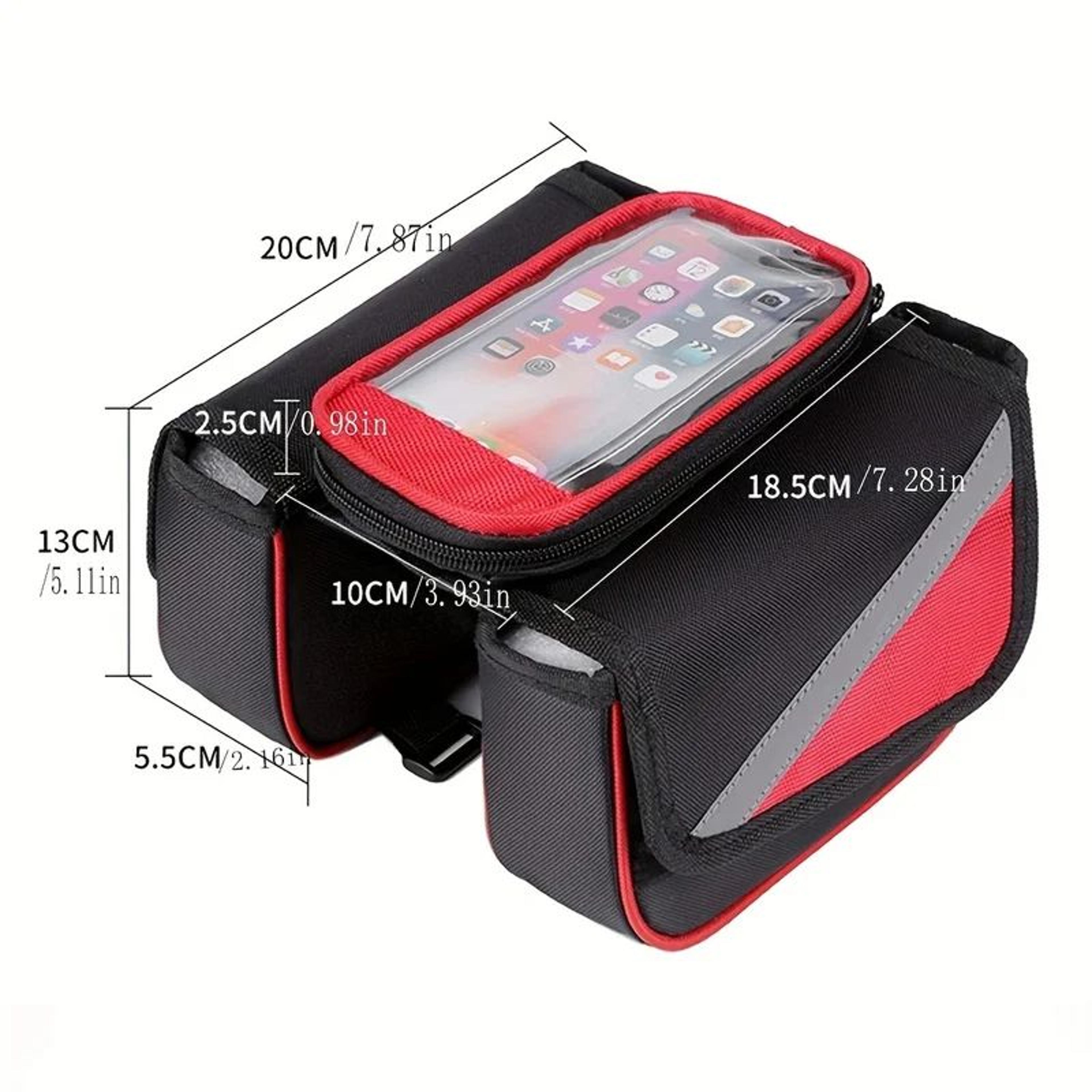 Lightweight Bike Frame Bag  Waterproof Top Tube Storage Pouch For Men  Women EasyInstall Cycling Ge 3