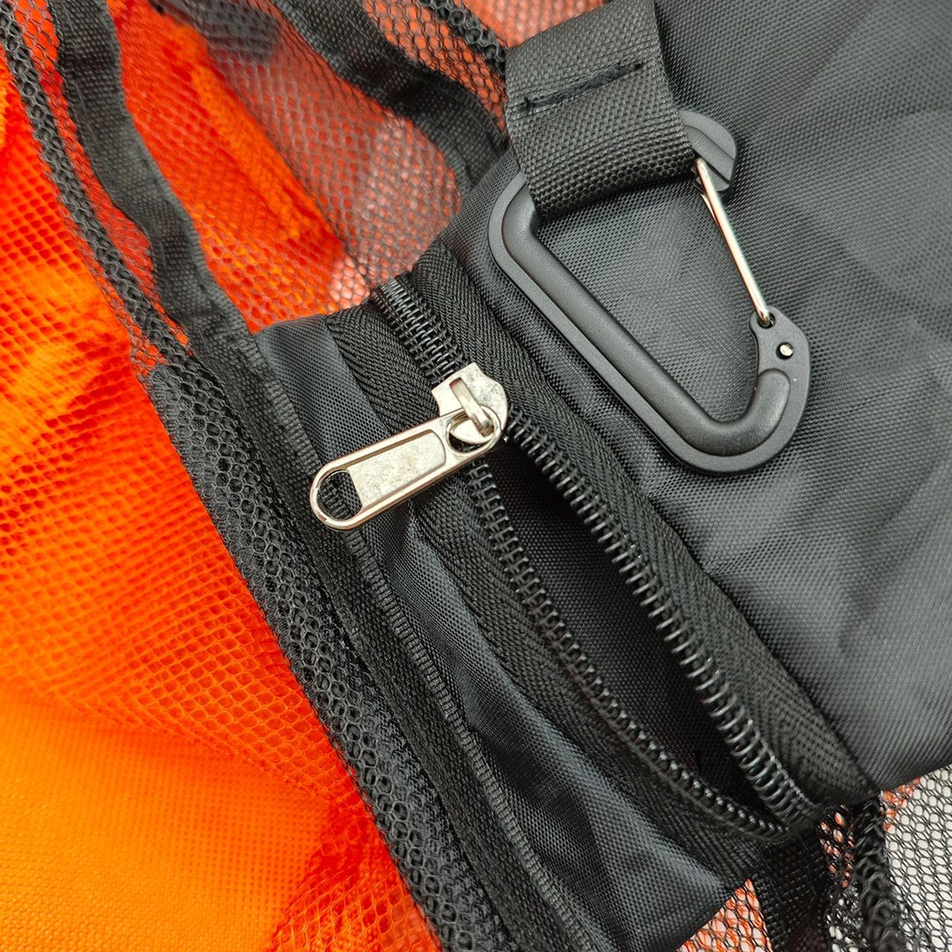 Portable Sports Ball Net Bag  Drawstring Mesh Carry Sack For Basketball Football Volleyball Trainin 1