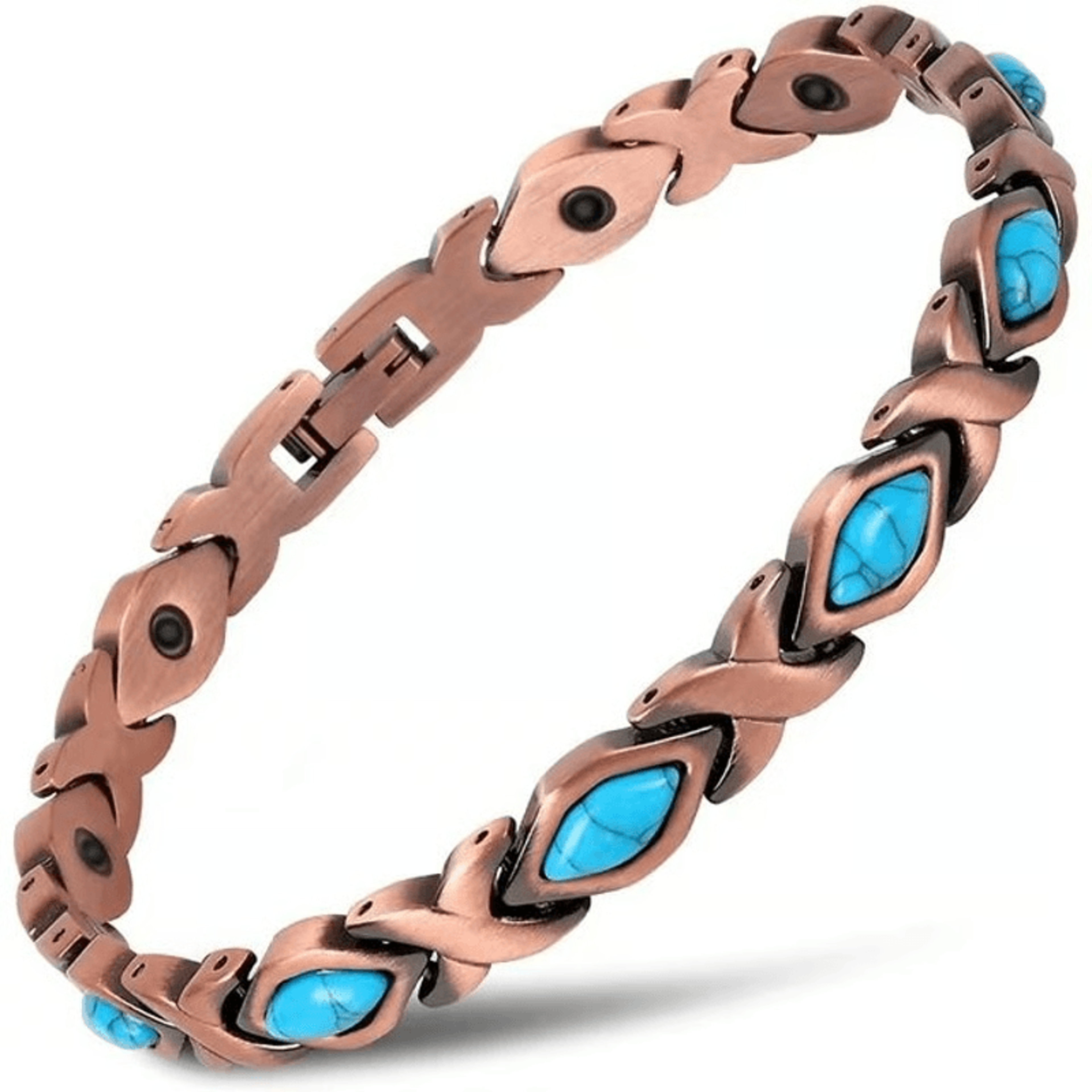 Therapeutic magnetic bracelet for muscle soreness