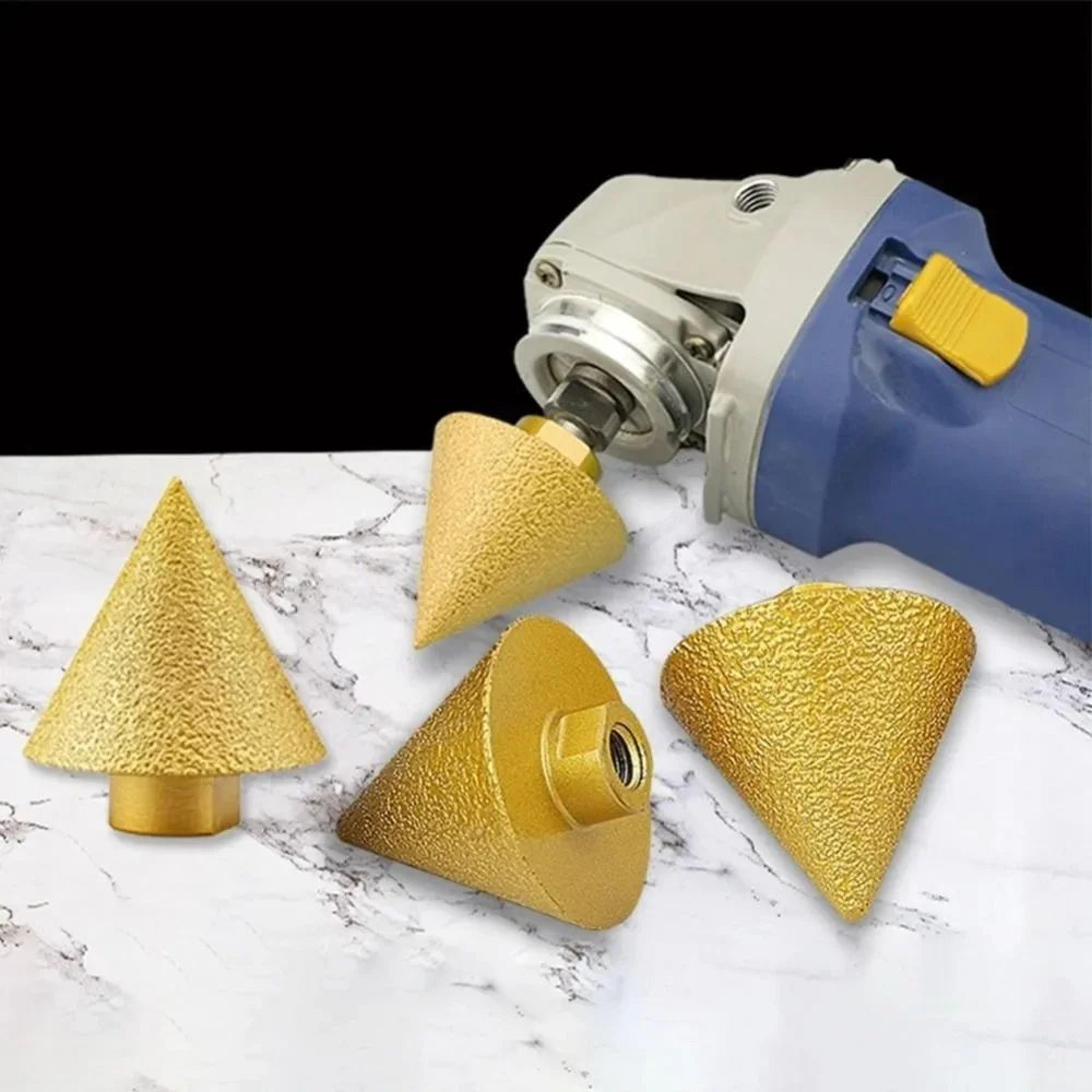 M14 Diamond Chamfer Bit  152 Inches Tile Beveling Cone Grinding Drill Attachment Ceramic Stone Edge 2