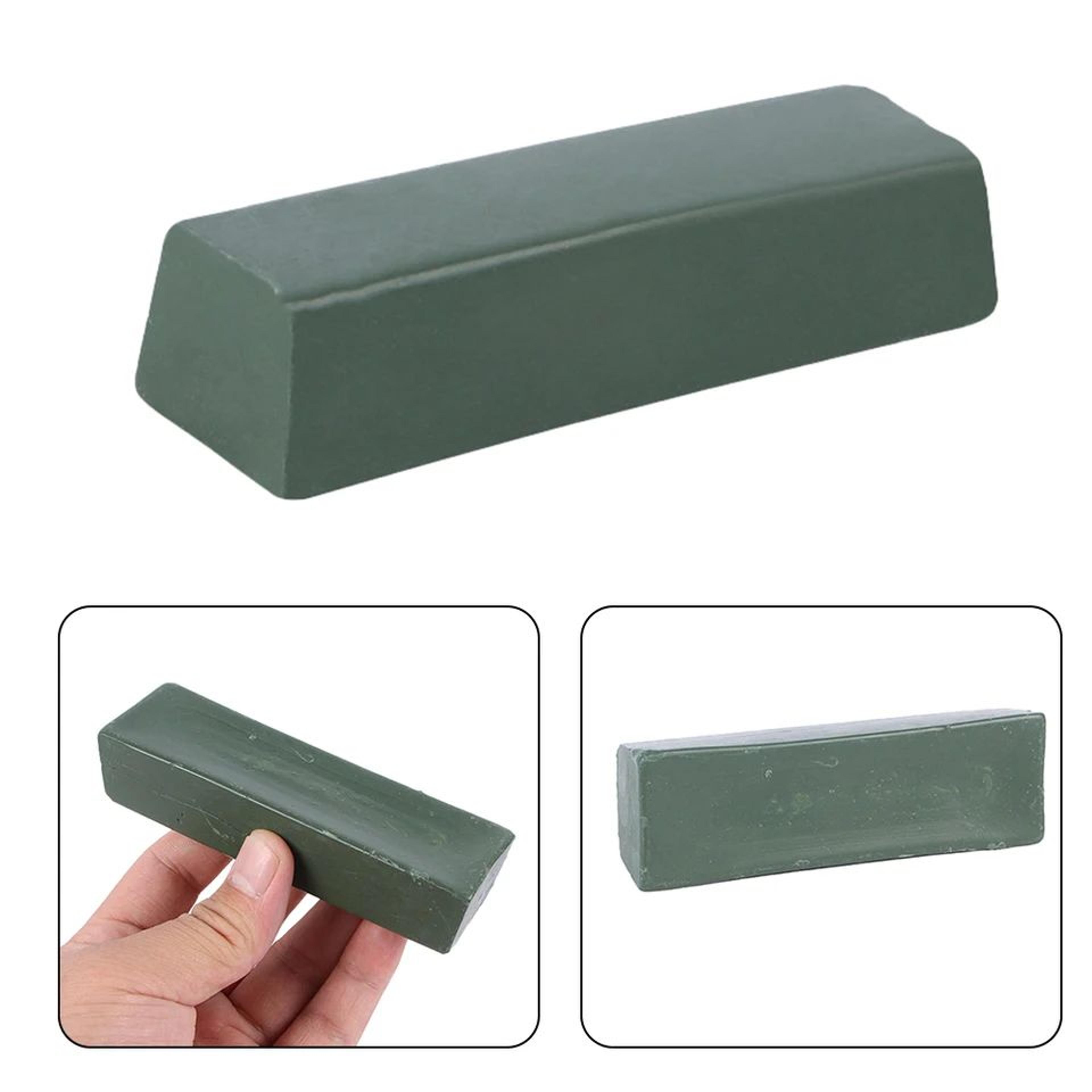 Green Metal Polishing Wax Paste  HighCut Abrasive Compound For Stainless Steel Copper  Aluminum 0