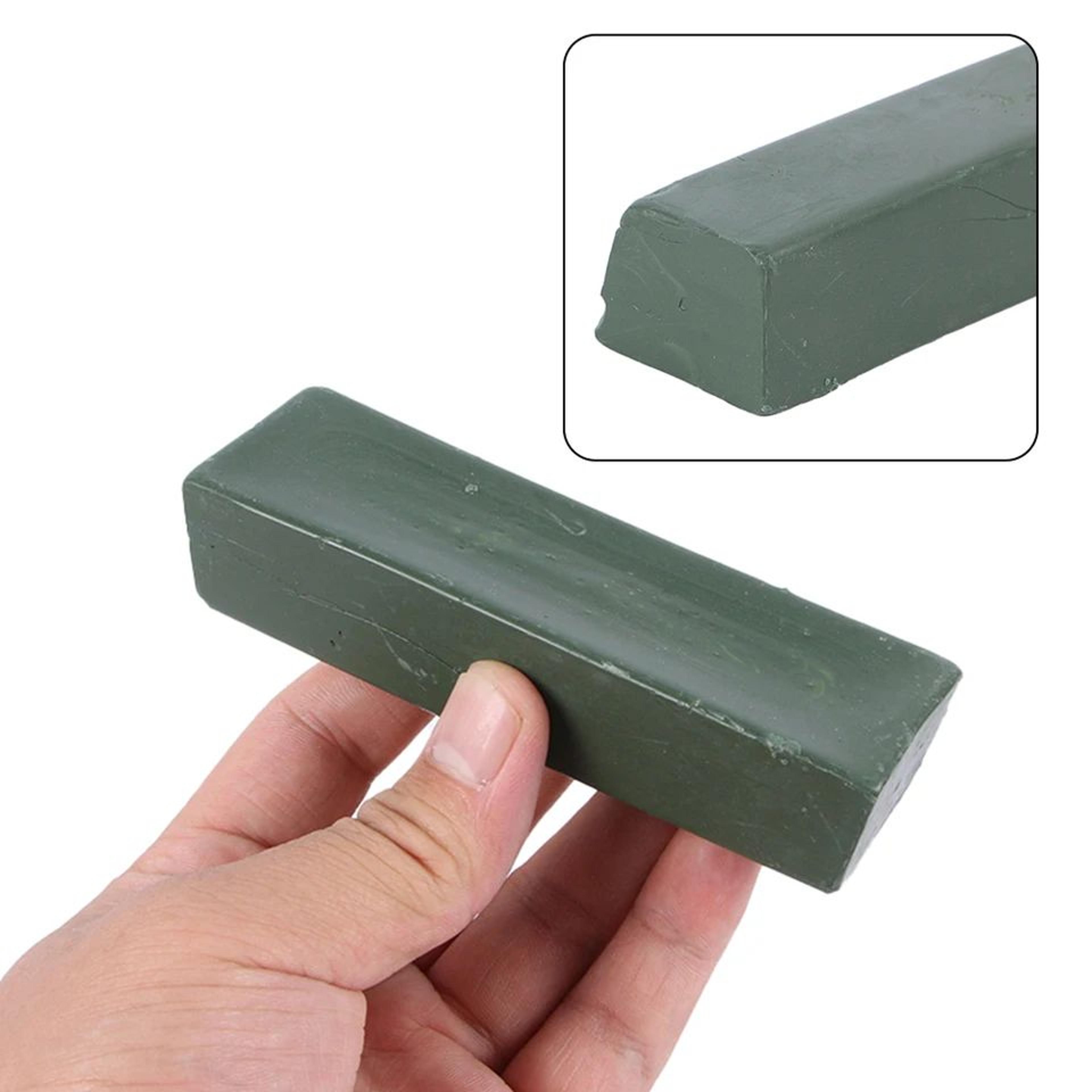Green Metal Polishing Wax Paste  HighCut Abrasive Compound For Stainless Steel Copper  Aluminum 2