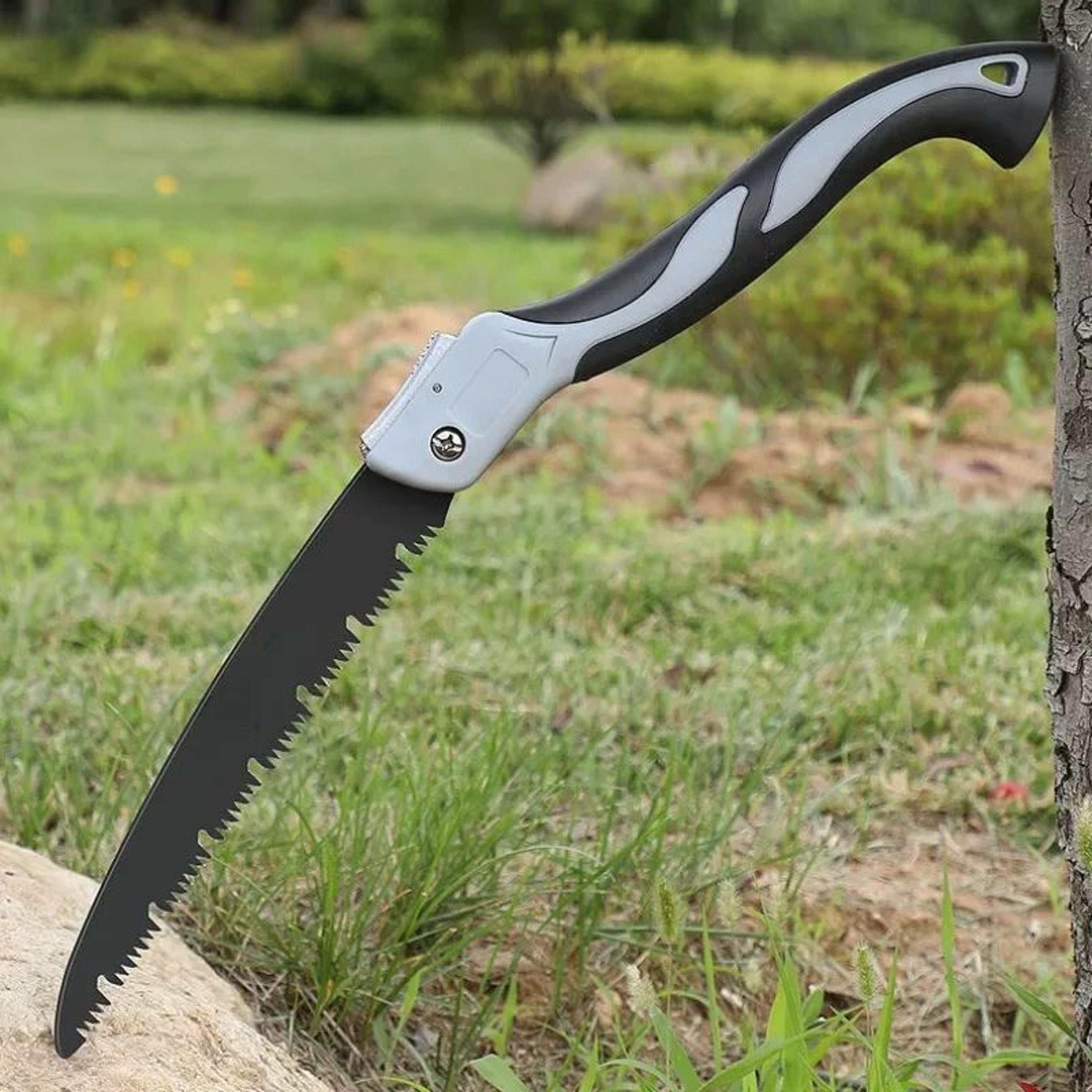 HeavyDuty Folding Hand Saw For Wood Cutting  Sharp Pruning  Camping Saw For Trees Garden Branches   1
