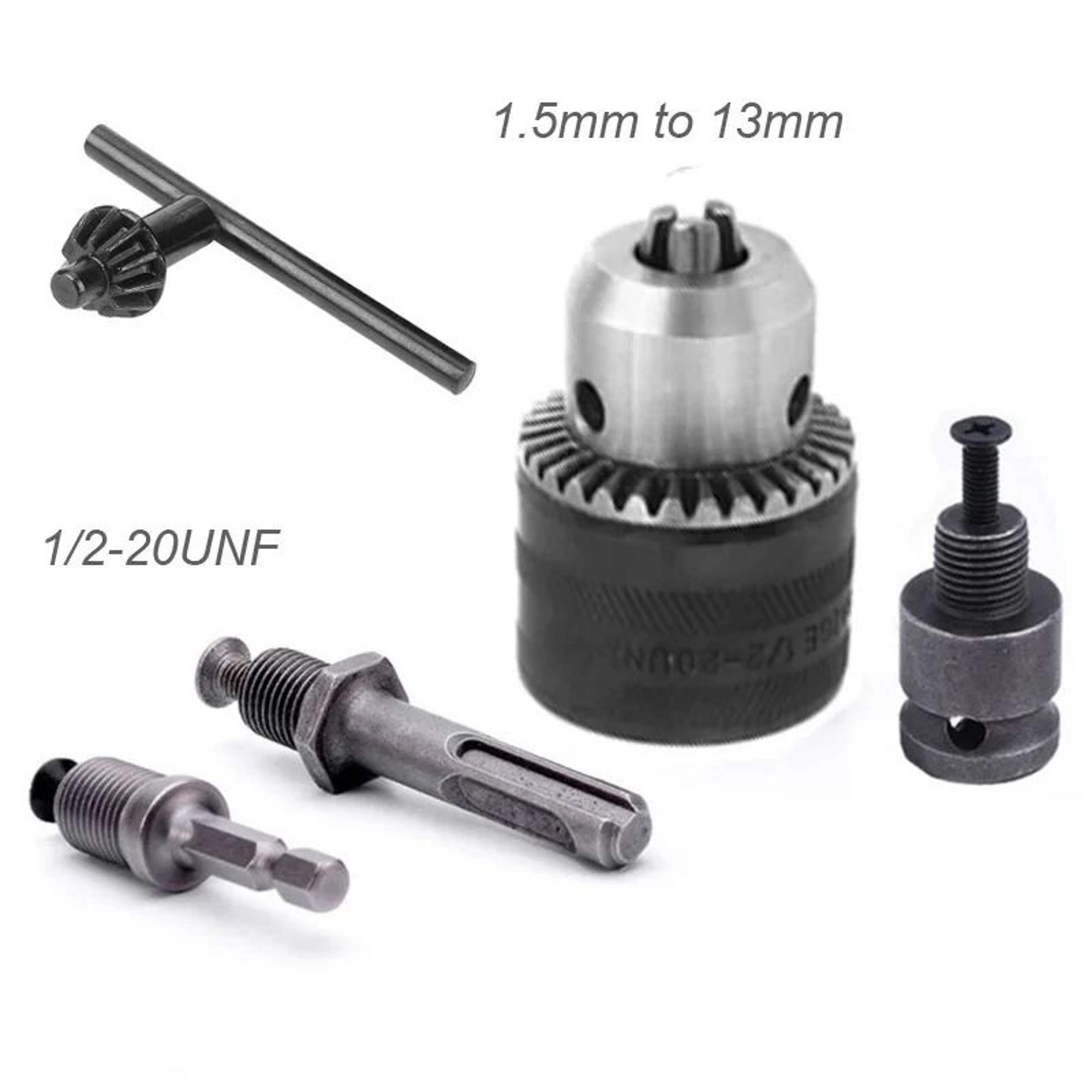 SDS To 12 In 20UNF Chuck Adapter Quick Change 14in Hex Impact Driver Converter  1513mm Drill Chuck  9
