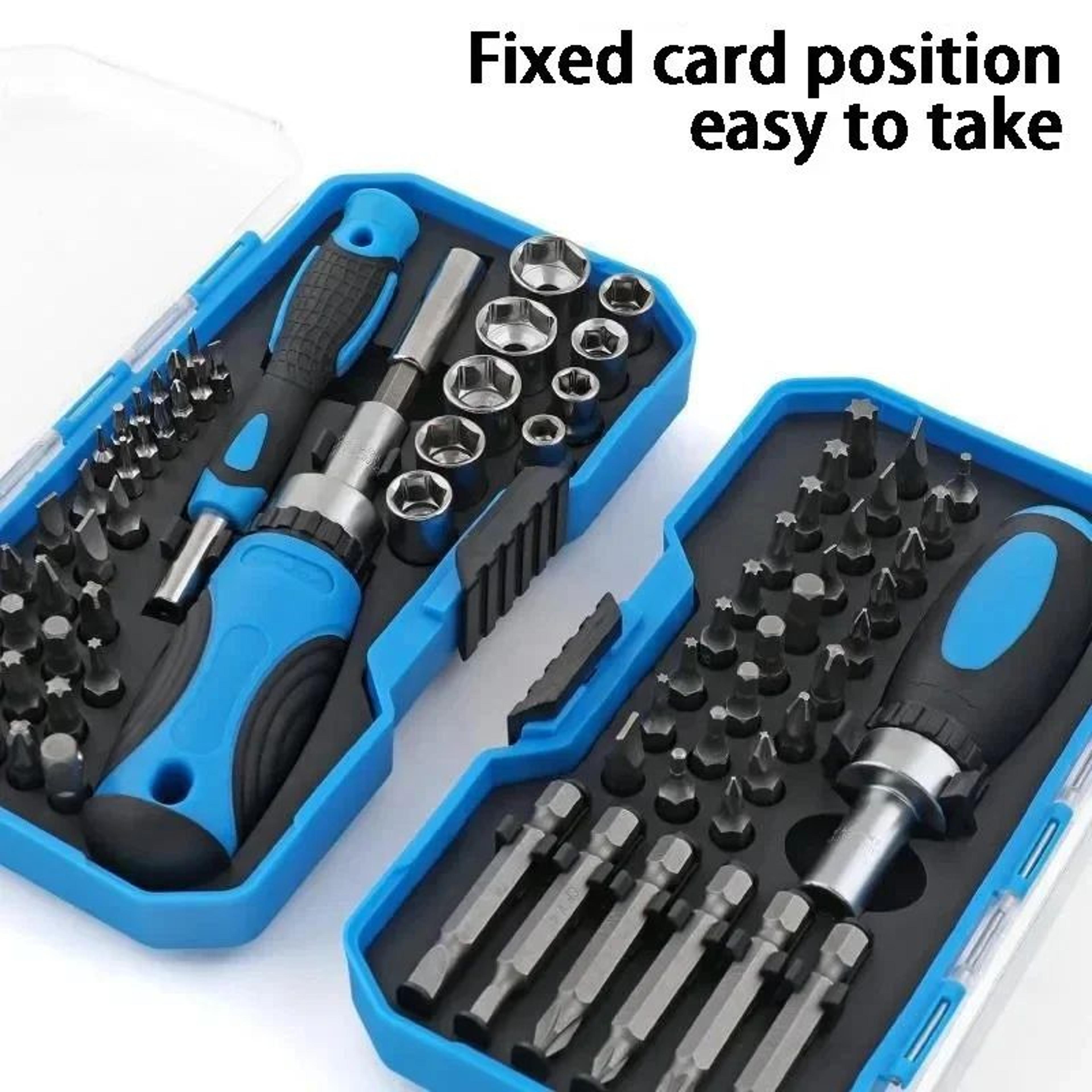 Mini Ratchet Screwdriver Bit Kit  Cross  Hex MultiTool Set Compact Socket Head Driver For DIY Repai 1