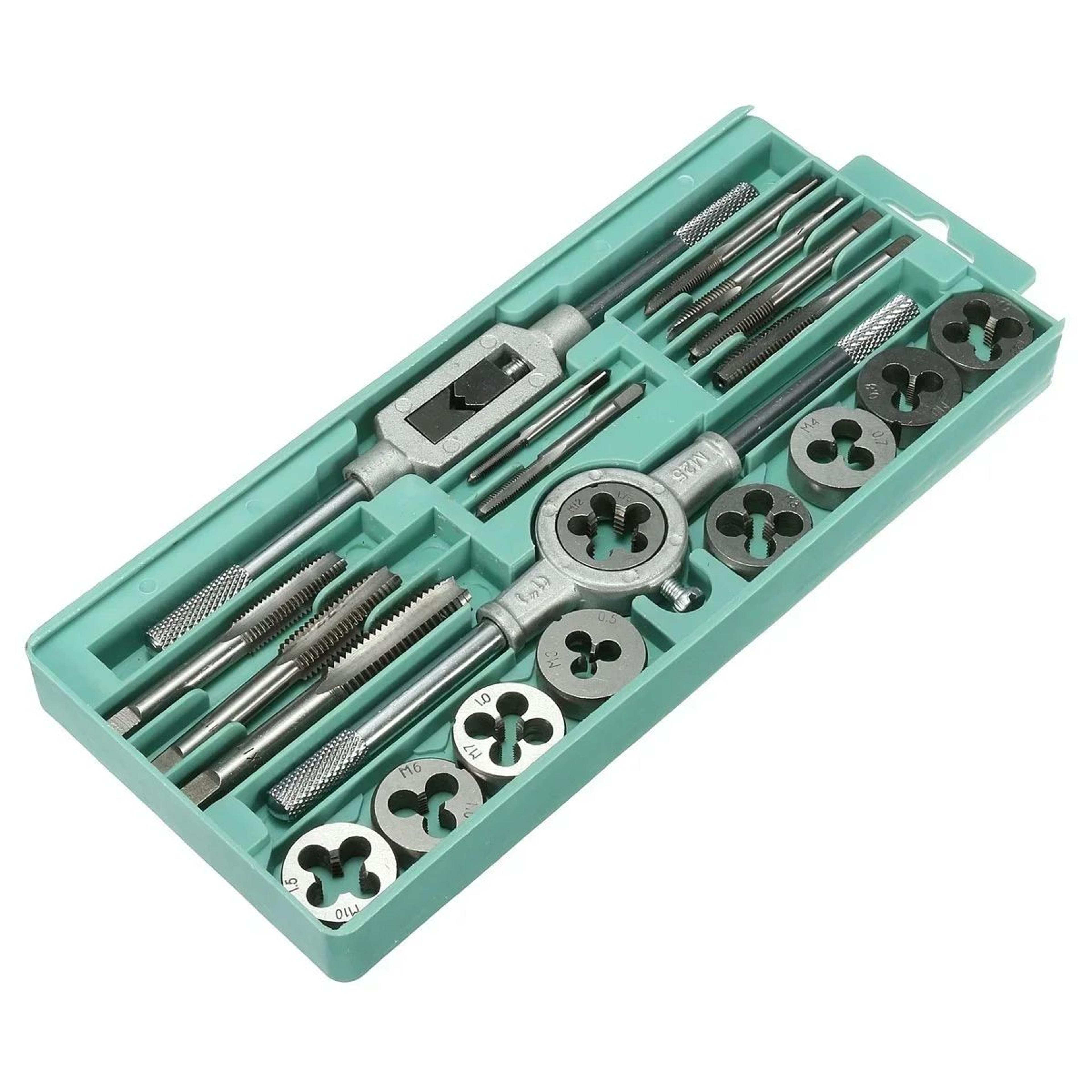 M3M12 Tap And Die Set  Alloy Steel Metric Threading Tool Kit For Internal  External Threads  Precis 4