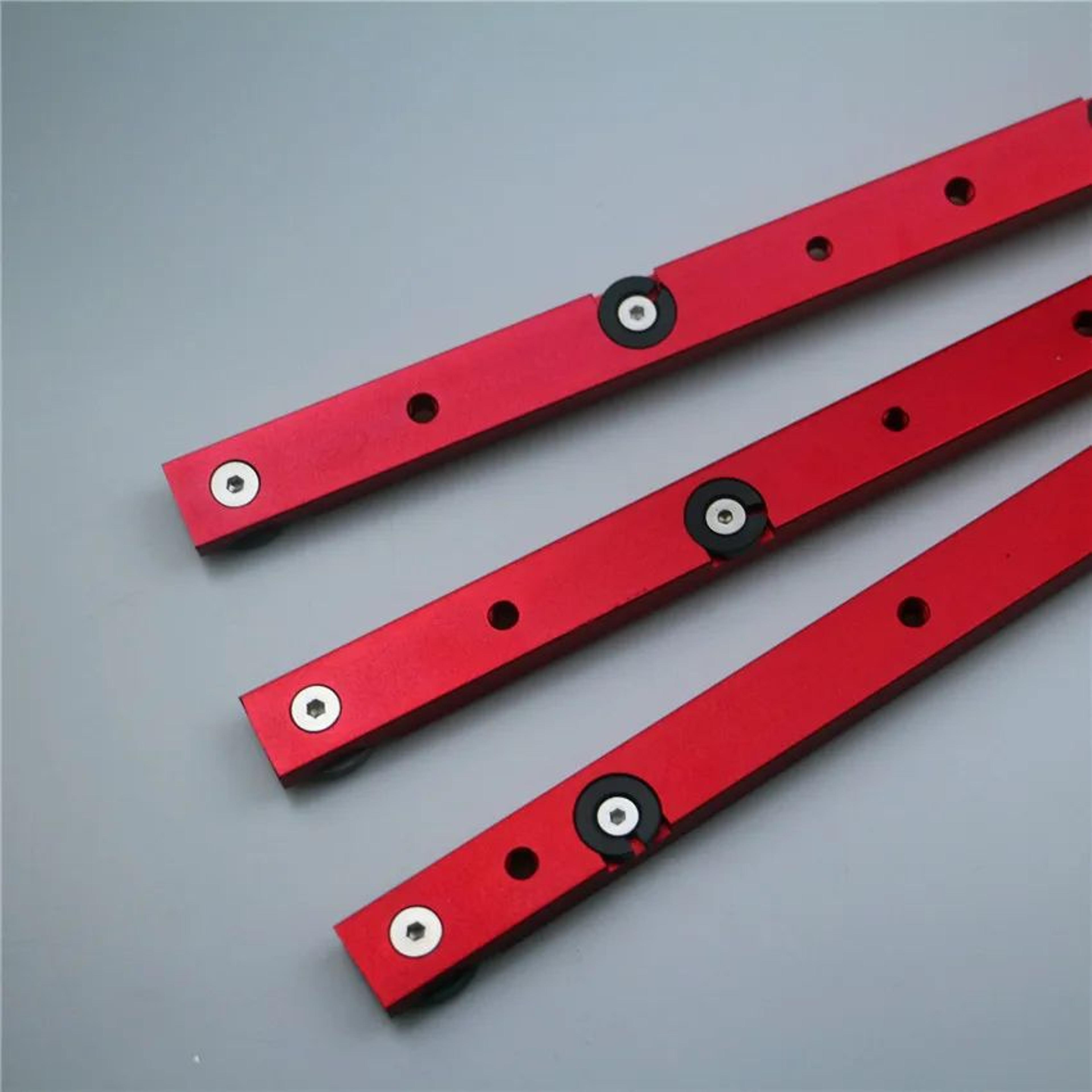 30 Type Aluminum TTrack  Miter Bar Slider Set  Table Saw Miter Slot Guide Rod For Precision Woodwor 3