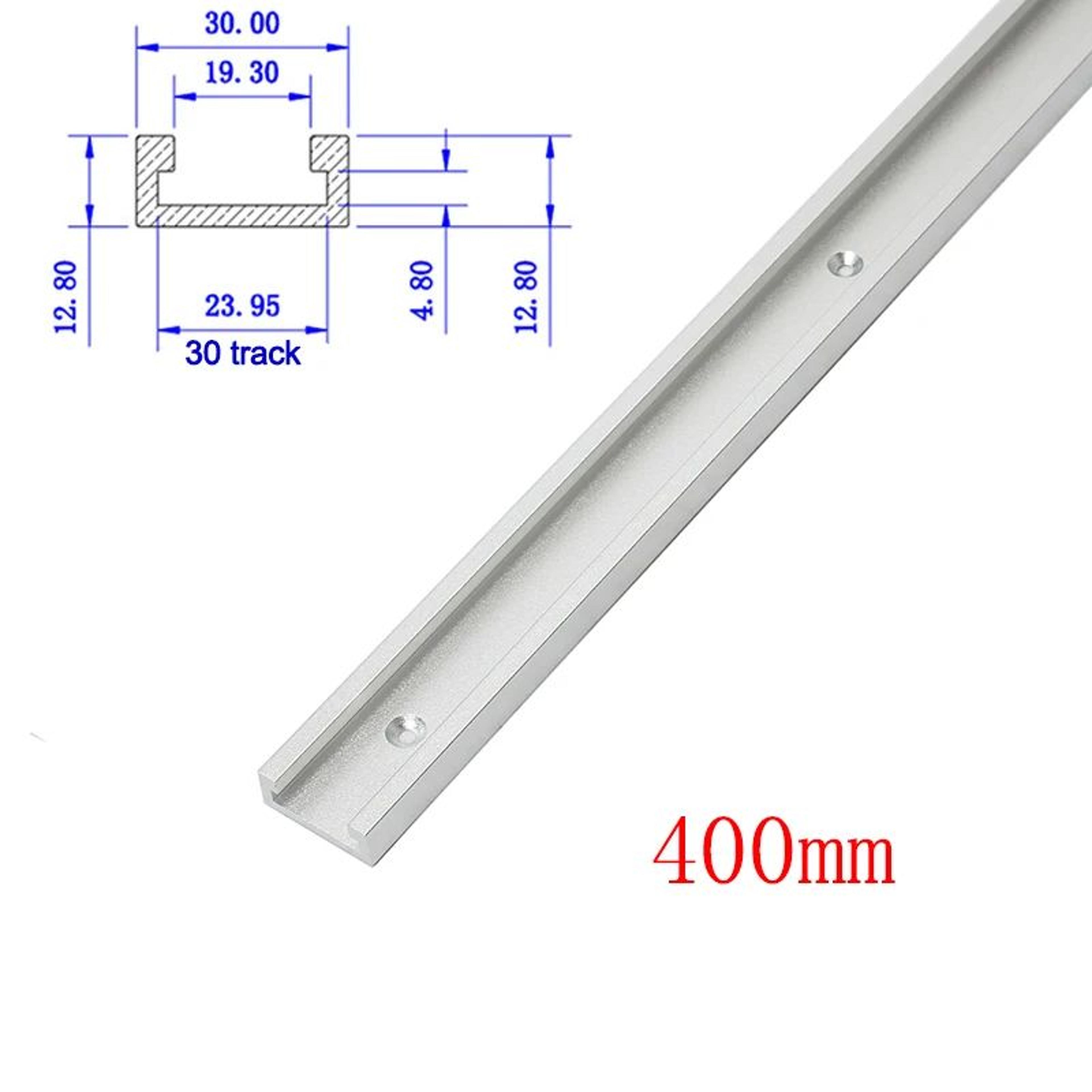 30 Type Aluminum TTrack  Miter Bar Slider Set  Table Saw Miter Slot Guide Rod For Precision Woodwor 11