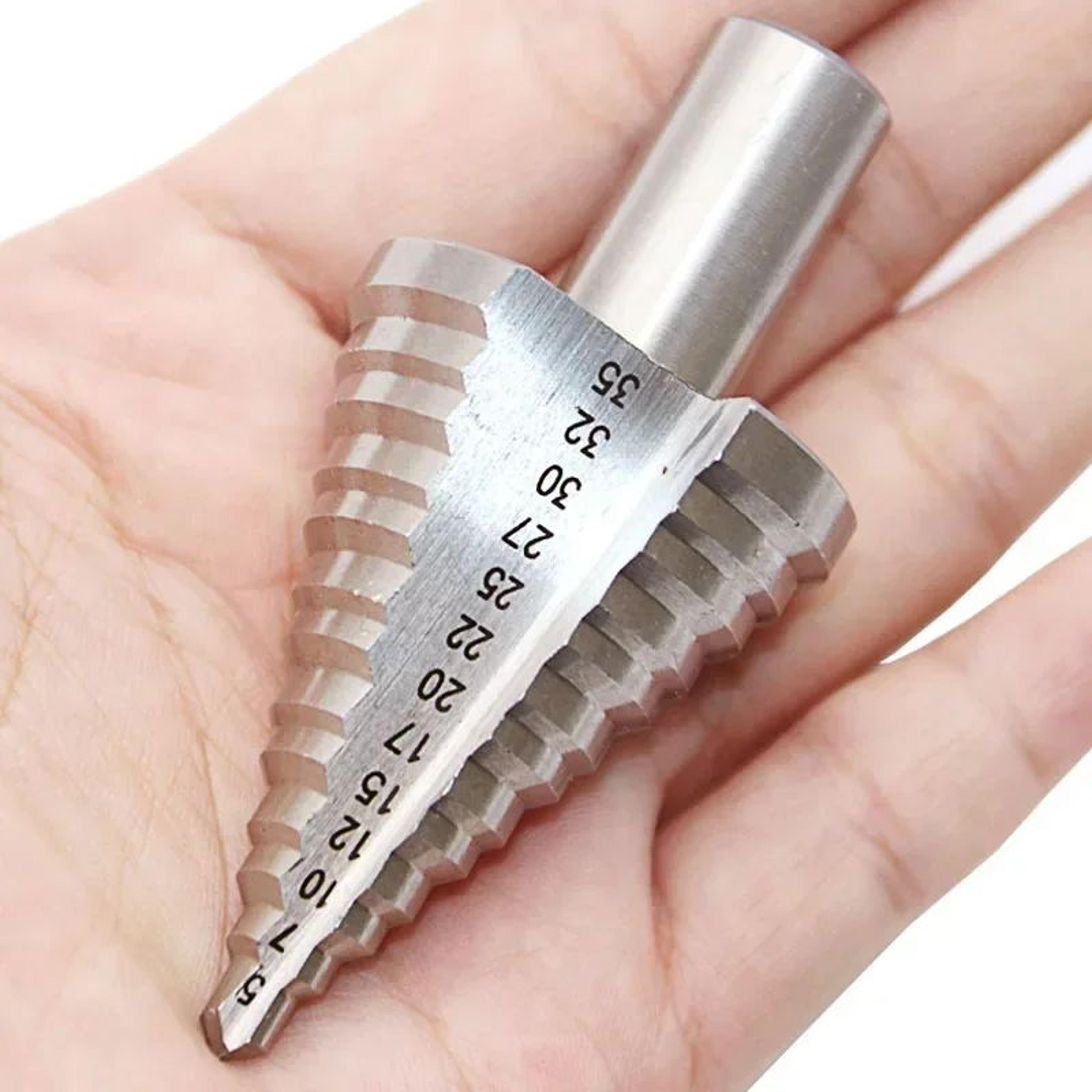 535mm HSS Step Drill Bit High Speed Steel Hole Cutter For Wood Metal Plastic Reamer Bit For Power T 2