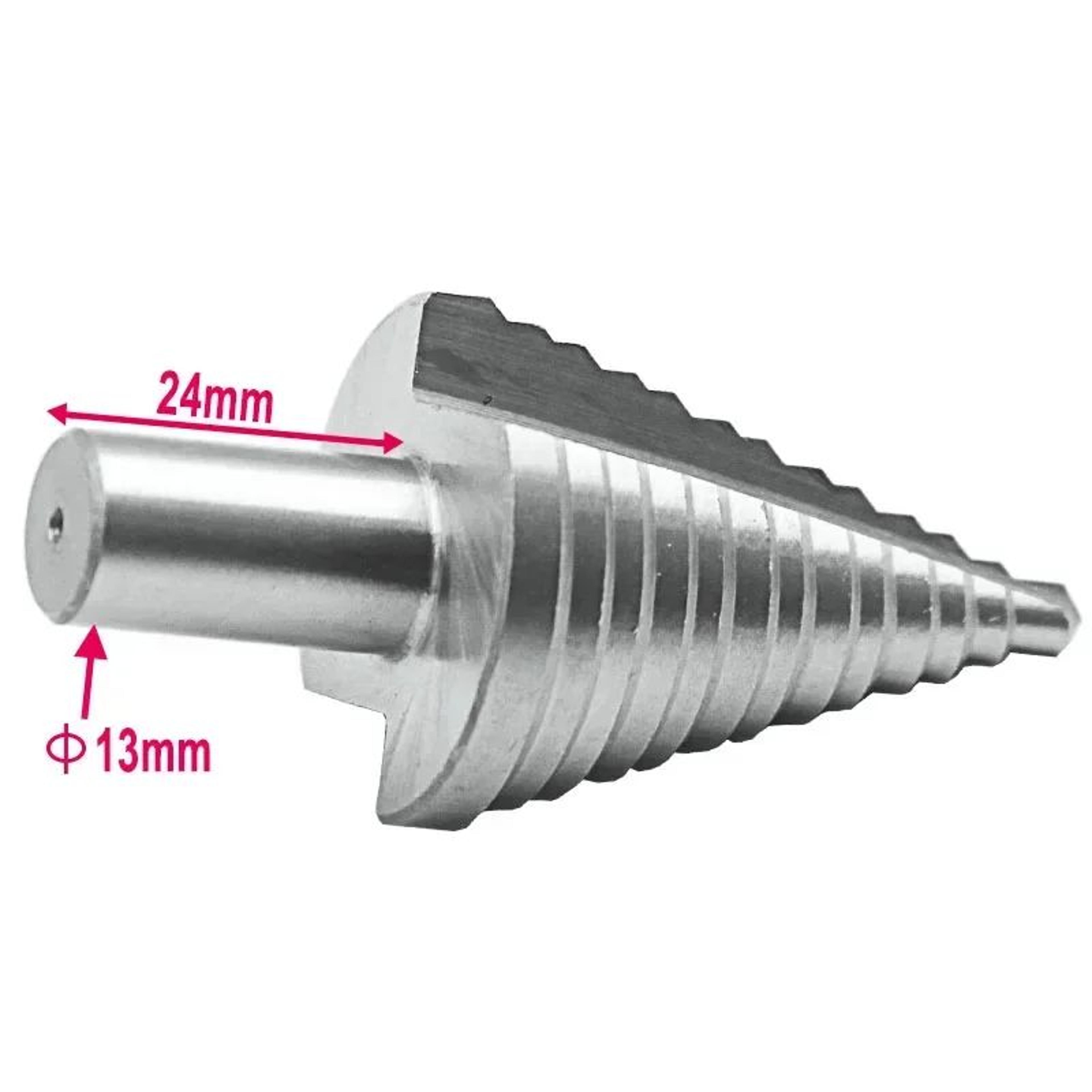 535mm HSS Step Drill Bit High Speed Steel Hole Cutter For Wood Metal Plastic Reamer Bit For Power T 3