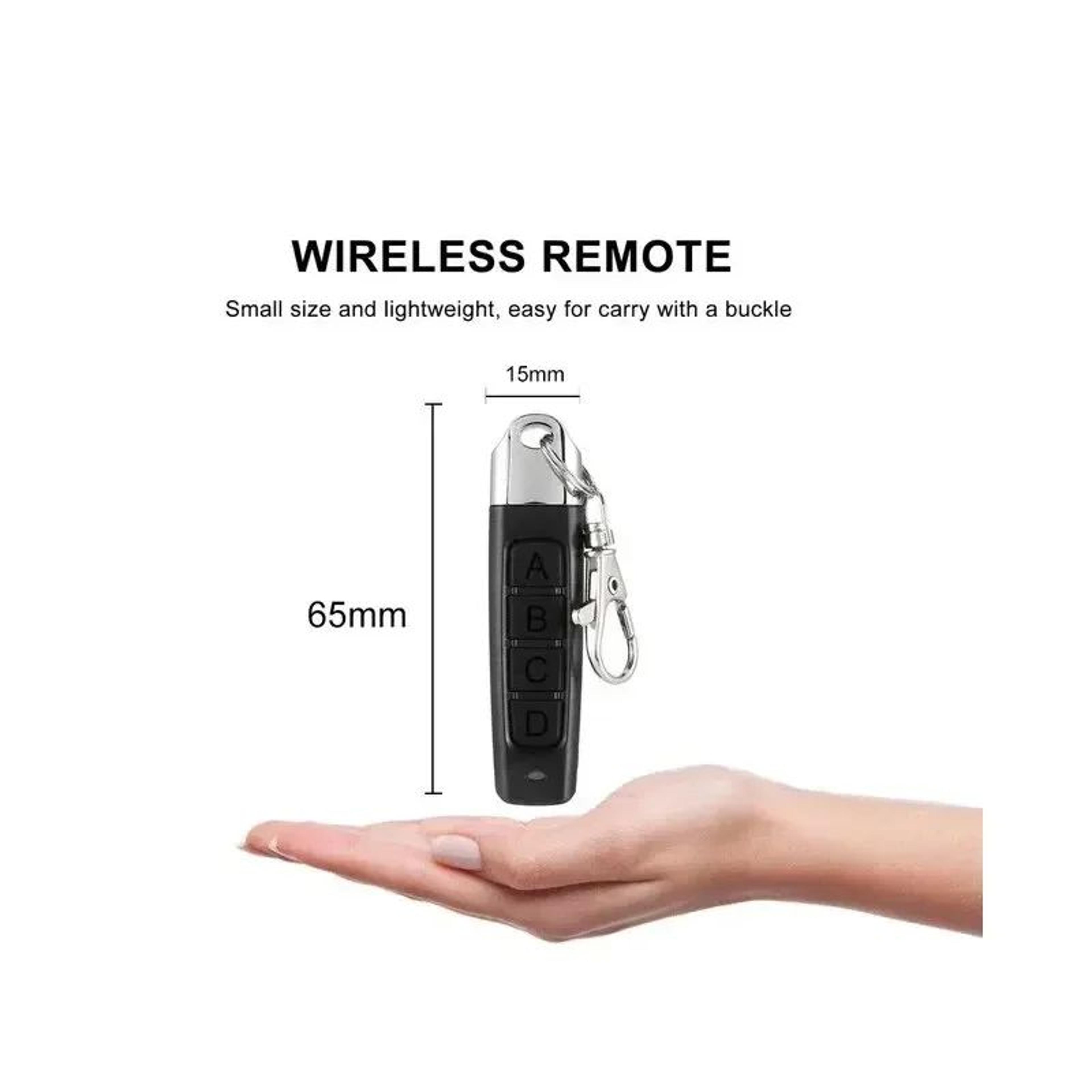 433MHz Universal Garage Door Remote Duplicator  Auto Copy Cloning Transmitter For Gate  Door Opener 4