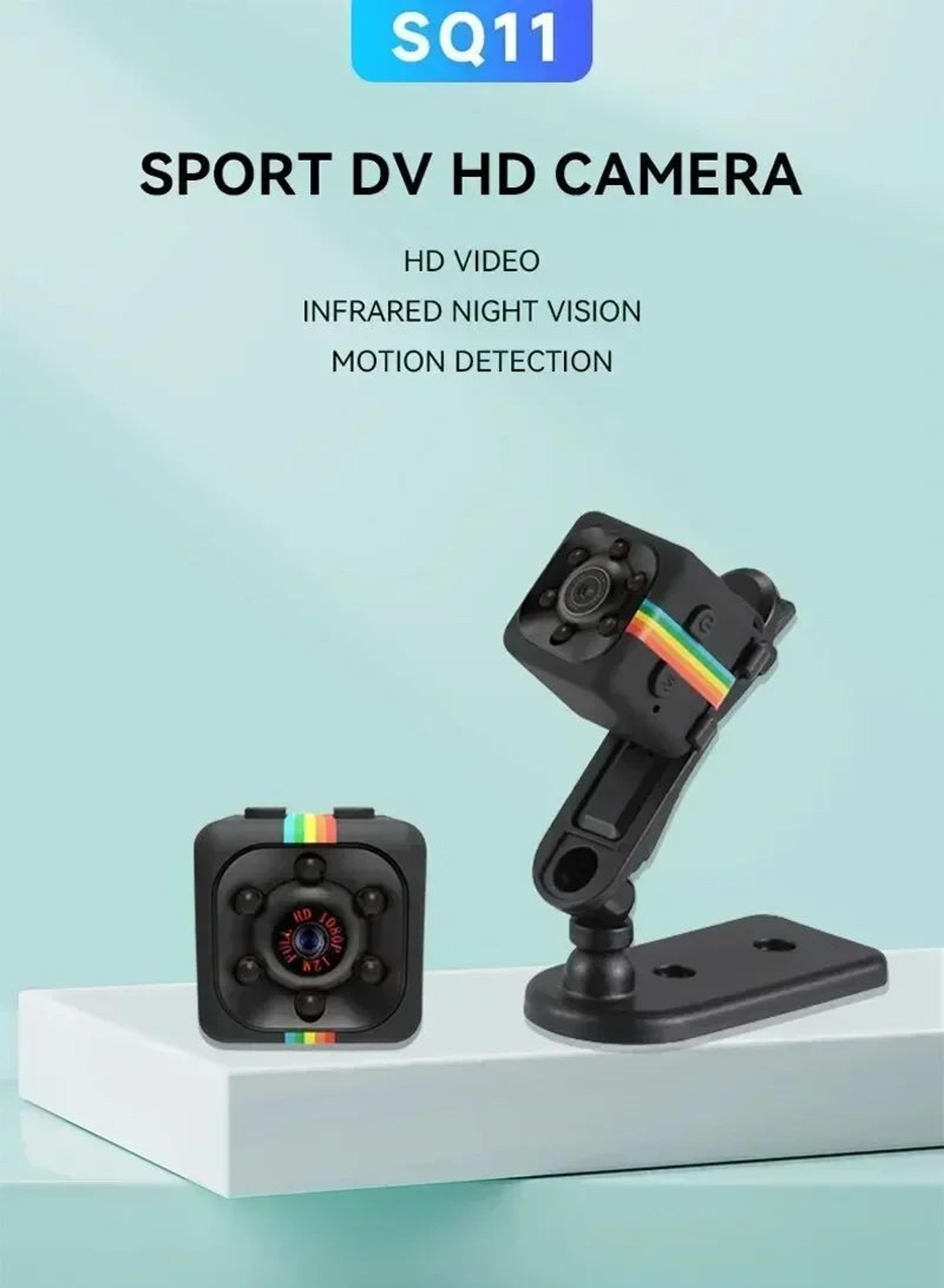 SQ11 1080P Mini Spy Camera With IR Night Vision  Compact Hidden Surveillance Webcam For Home  Offic 2