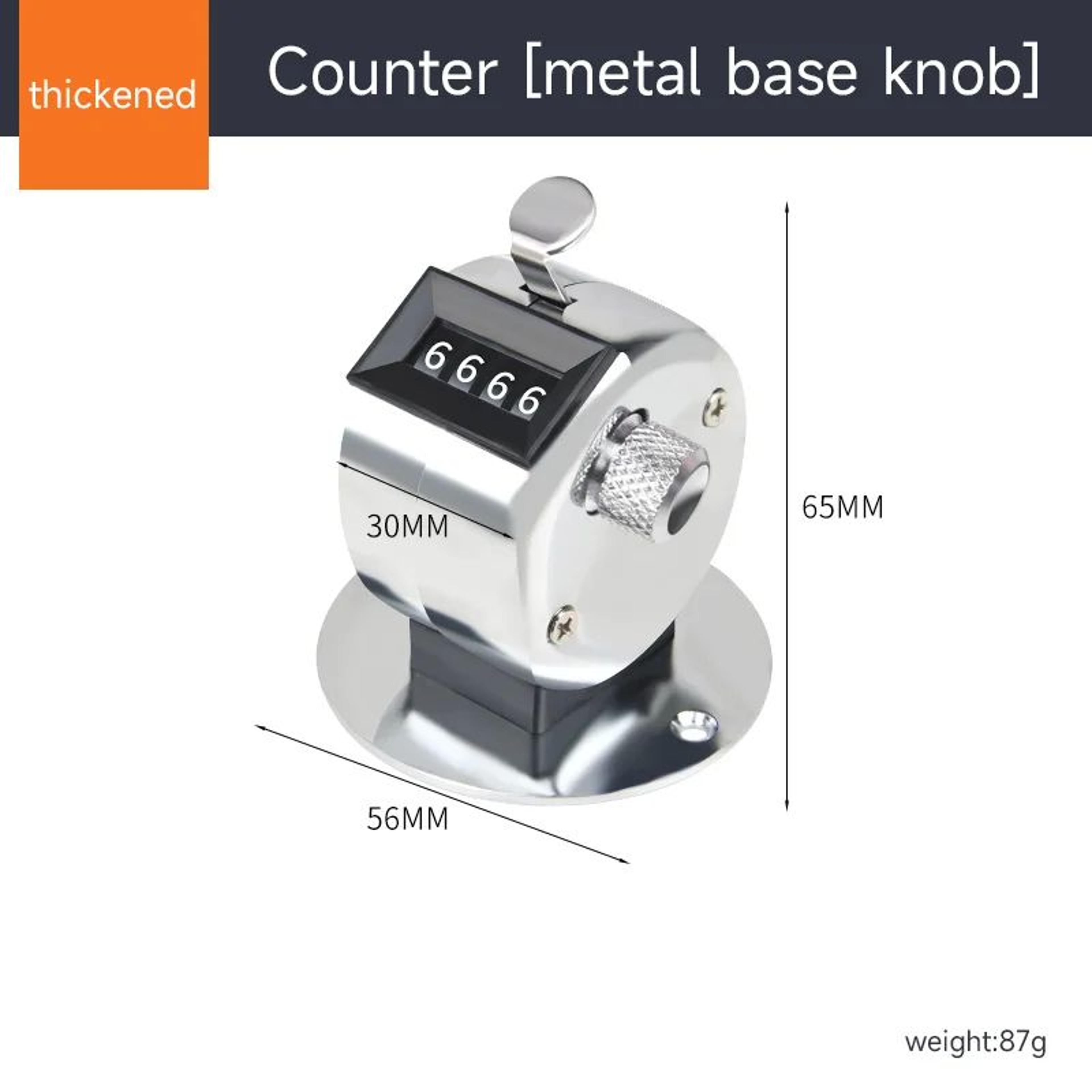 4Digit Digital Hand Tally Counter Clicker  Manual Push Counting Tool With Reset Button For Crowd Co 8