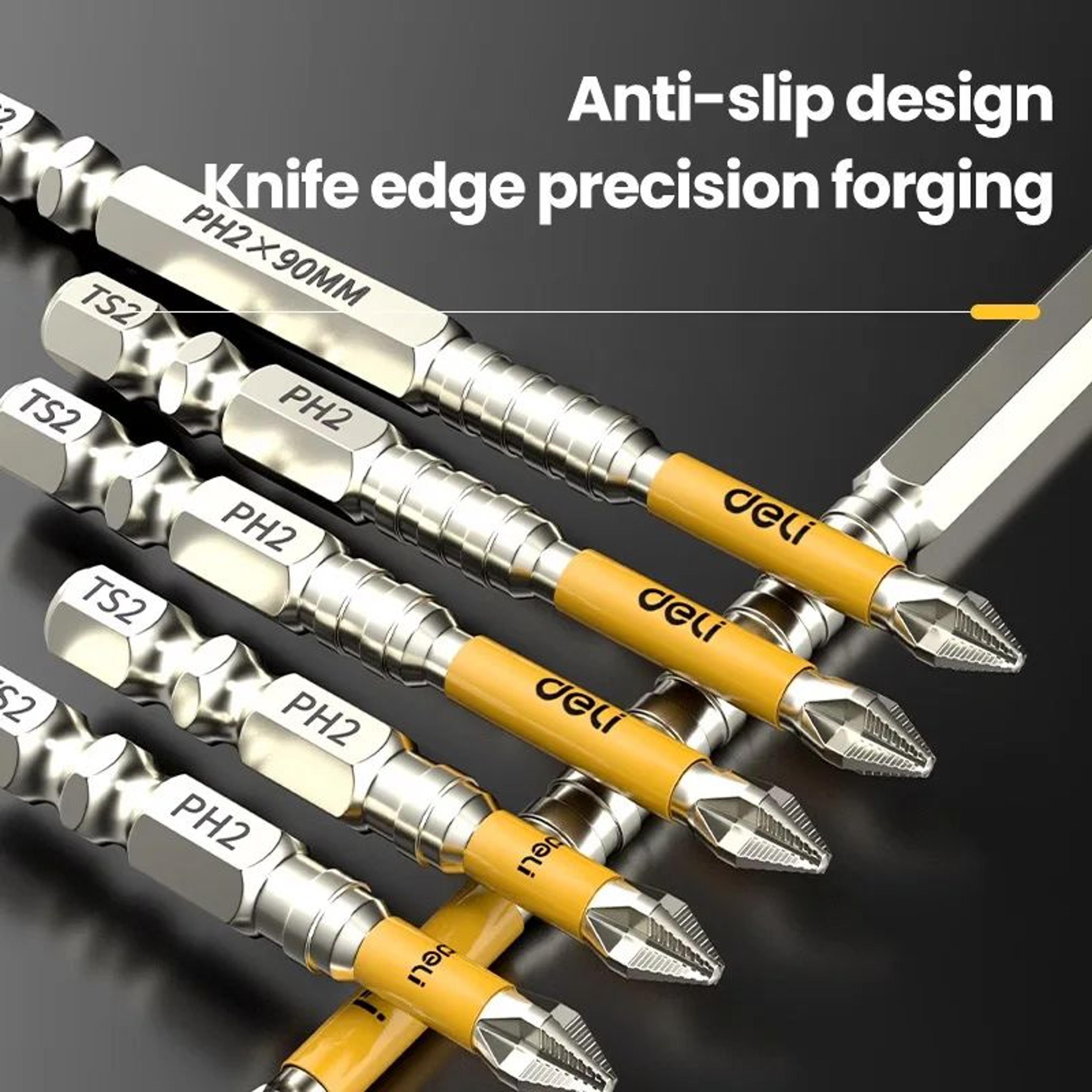 PH2 Magnetic NonSlip Cross Screwdriver Bit Set  Hardened Steel Batch Head Drill Bits 25150mm For Po 2