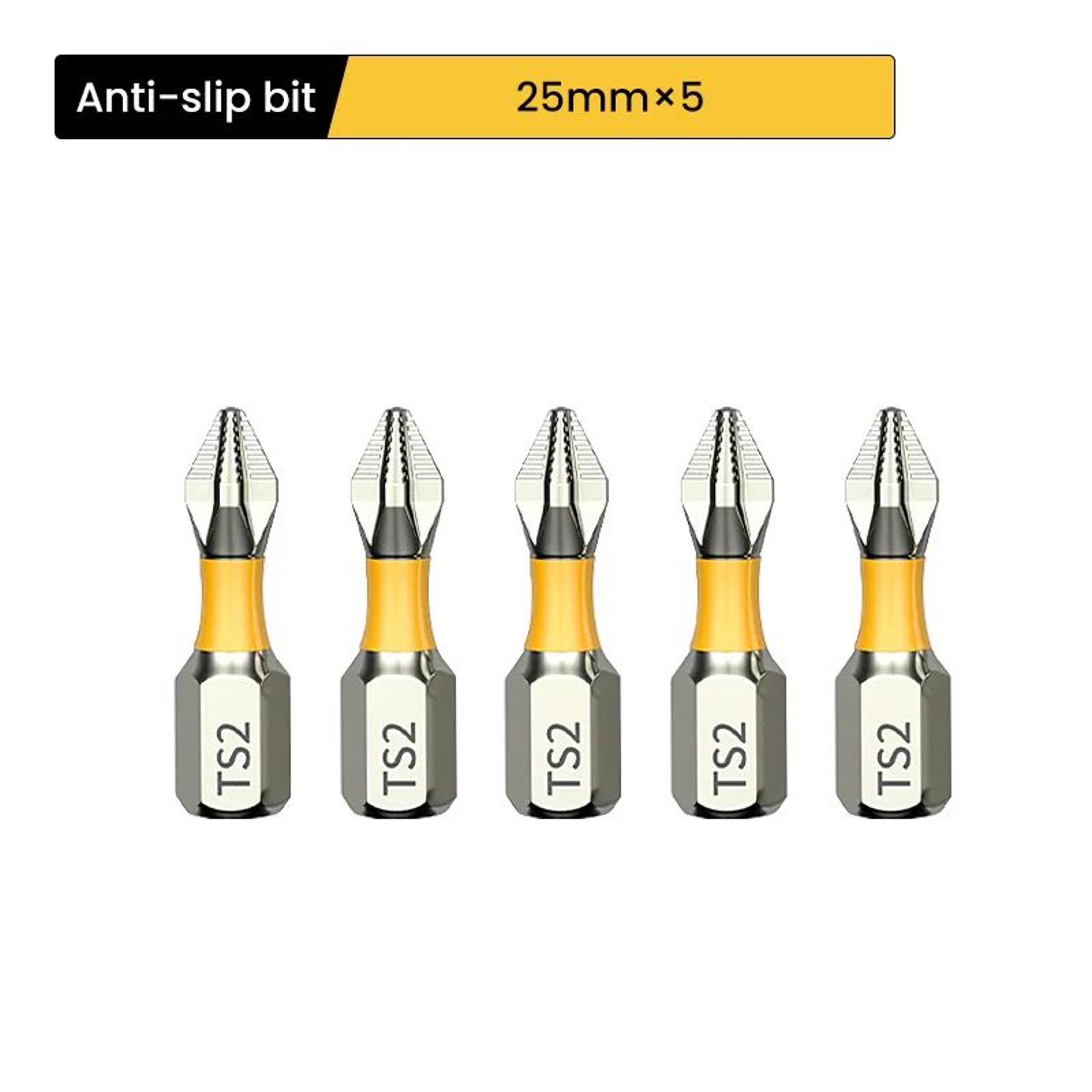 PH2 Magnetic NonSlip Cross Screwdriver Bit Set  Hardened Steel Batch Head Drill Bits 25150mm For Po 6