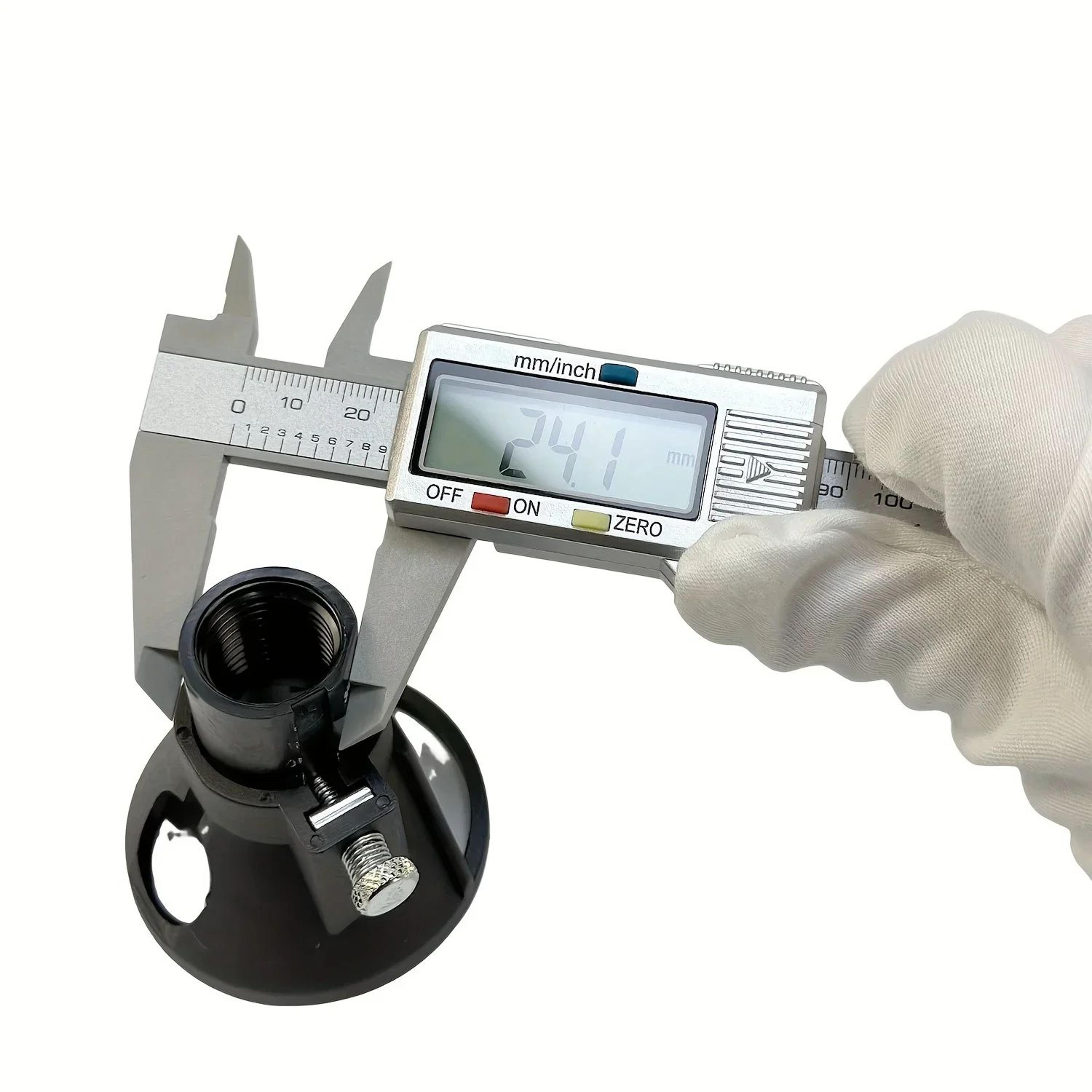 Digital Vernier Caliper 6 Inches  LCD Electronic Carbon Fiber Measuring Gauge For Depth Height  Mic 4