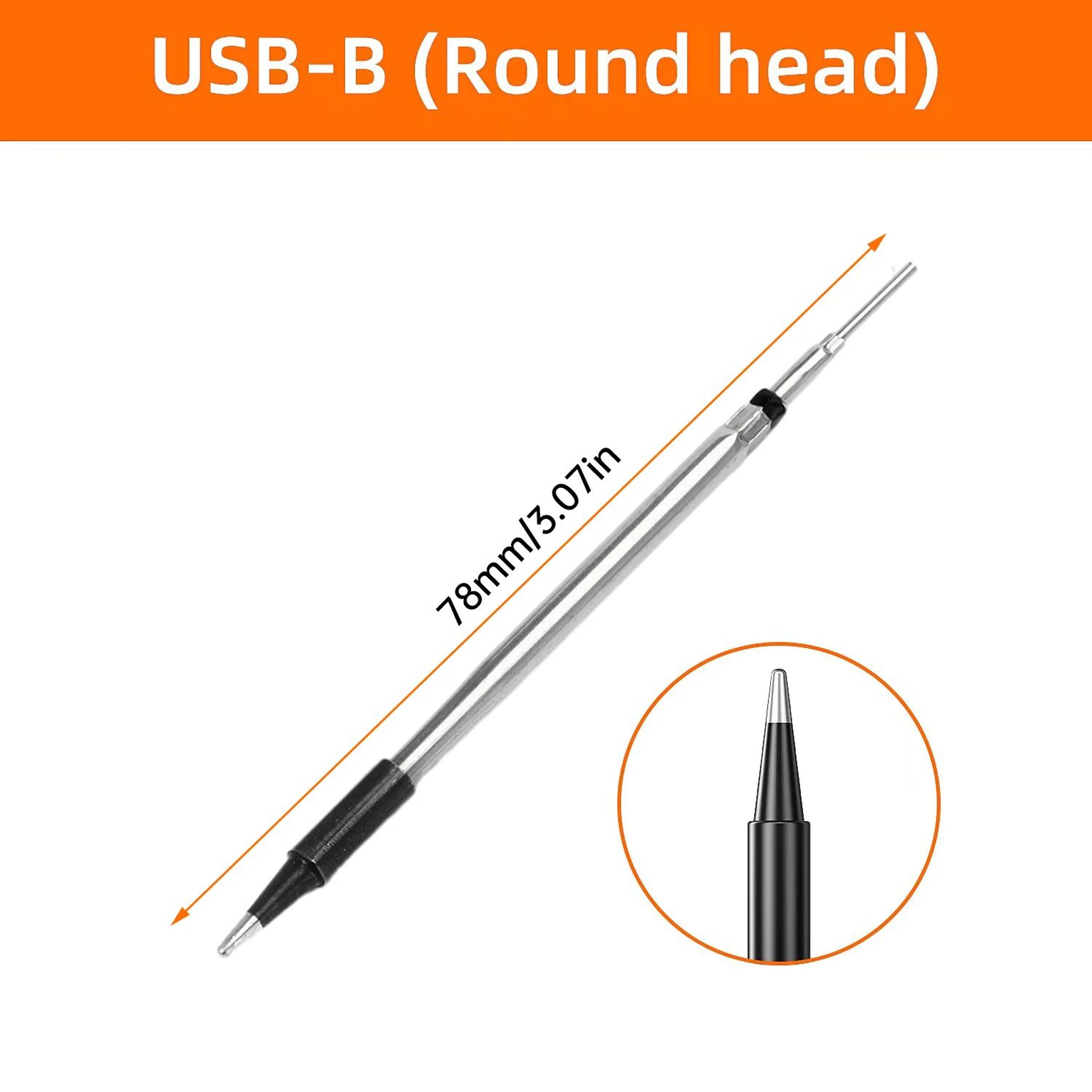 USBC Mini Digital Soldering Iron Kit  260420C Adjustable 5Temp Portable Electric Soldering Tool For 8