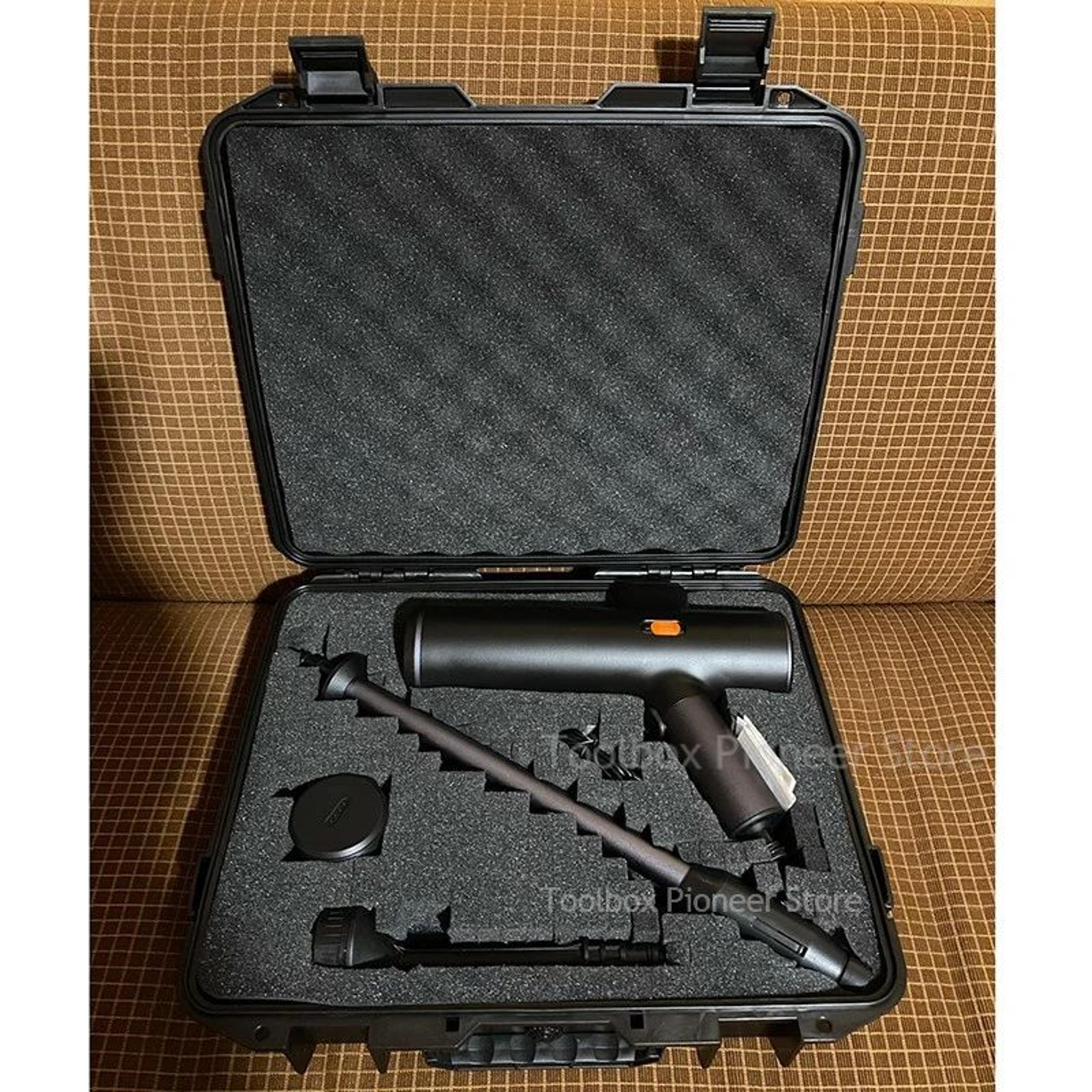 Large Waterproof ABS Hard Tool Case Toolbox With Foam Insert For Mechanics Travel  Heavy Duty Tools 1