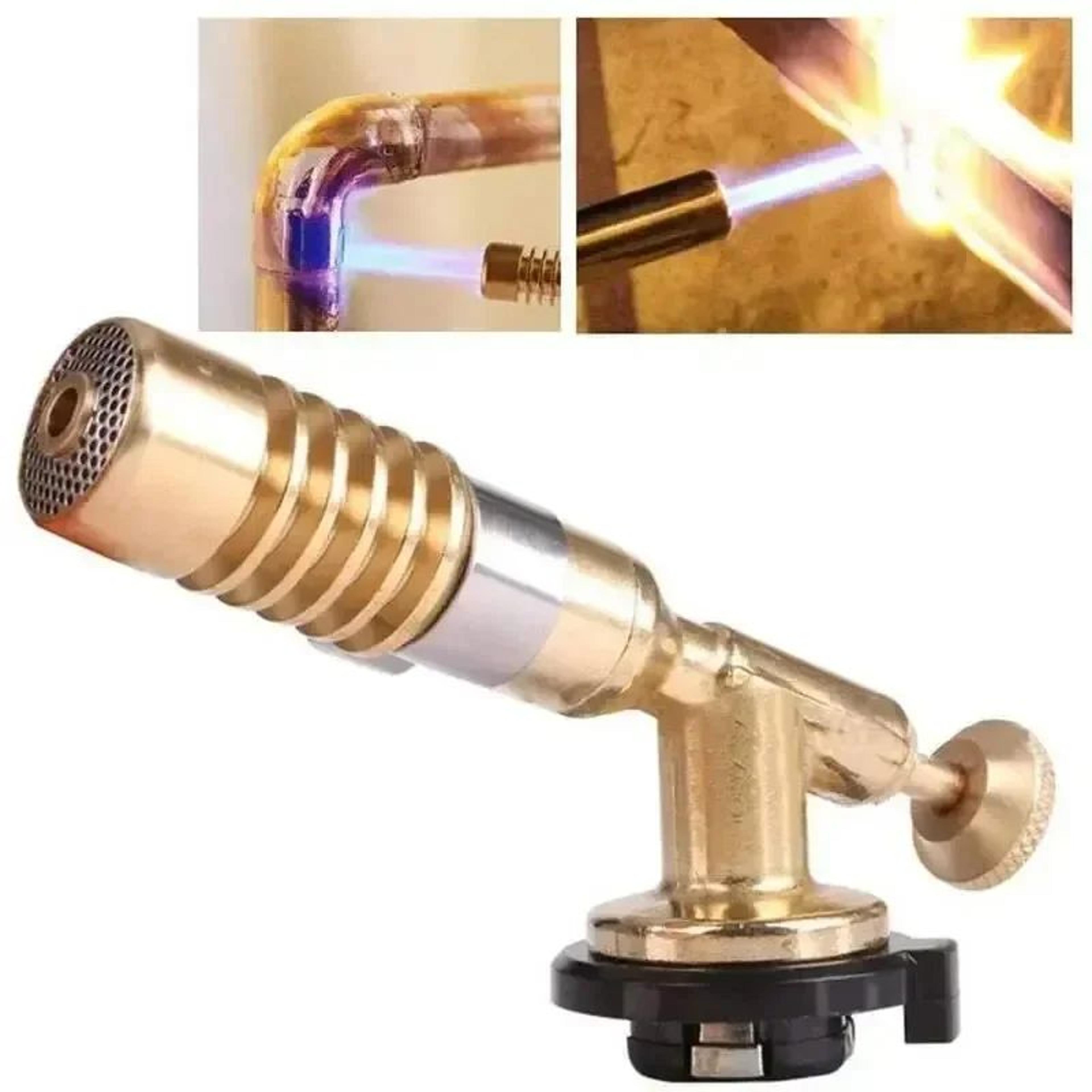 HighTemperature Gas Welding Torch Blowtorch For Copper Brazing  Soldering Portable Brass Burner For 0