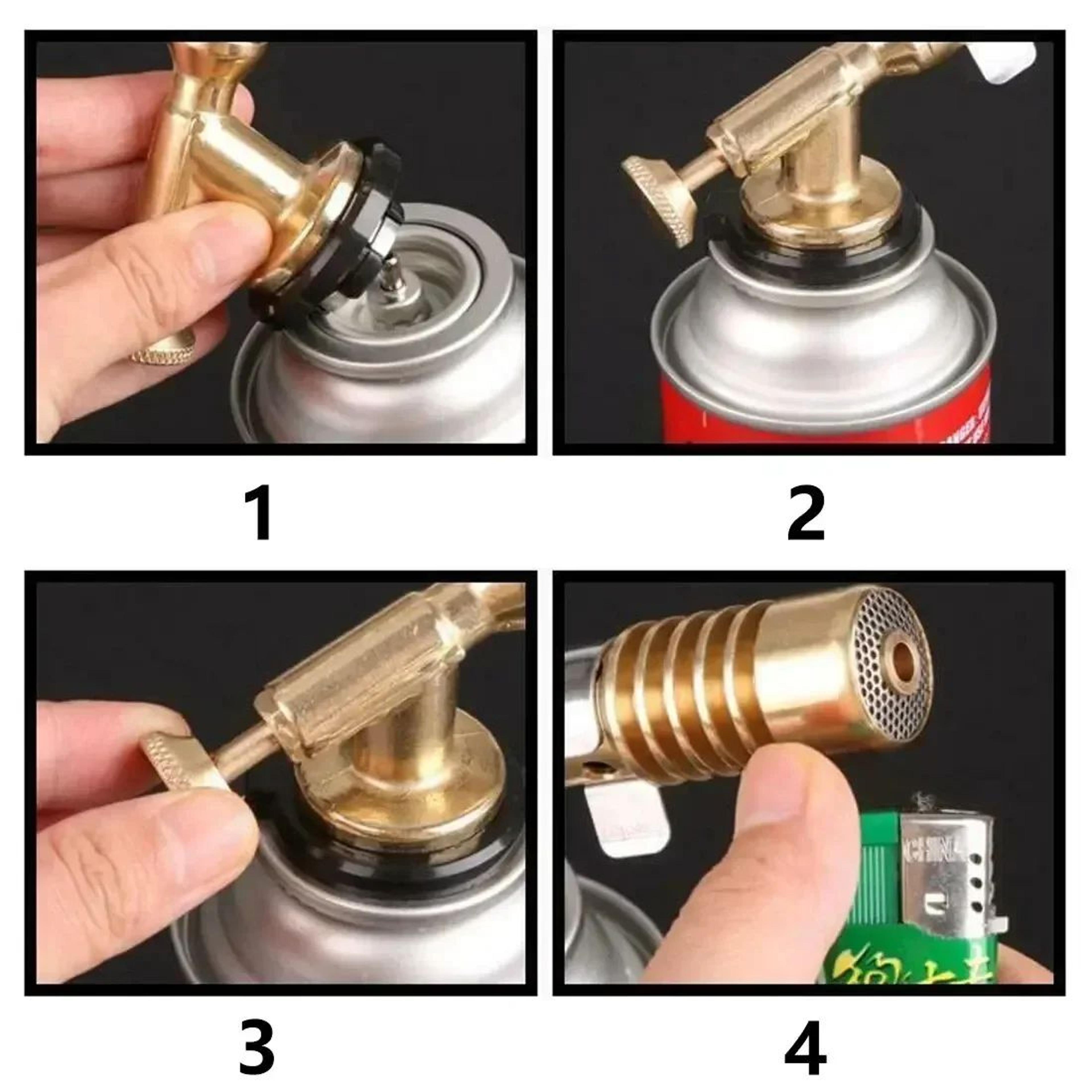 HighTemperature Gas Welding Torch Blowtorch For Copper Brazing  Soldering Portable Brass Burner For 3