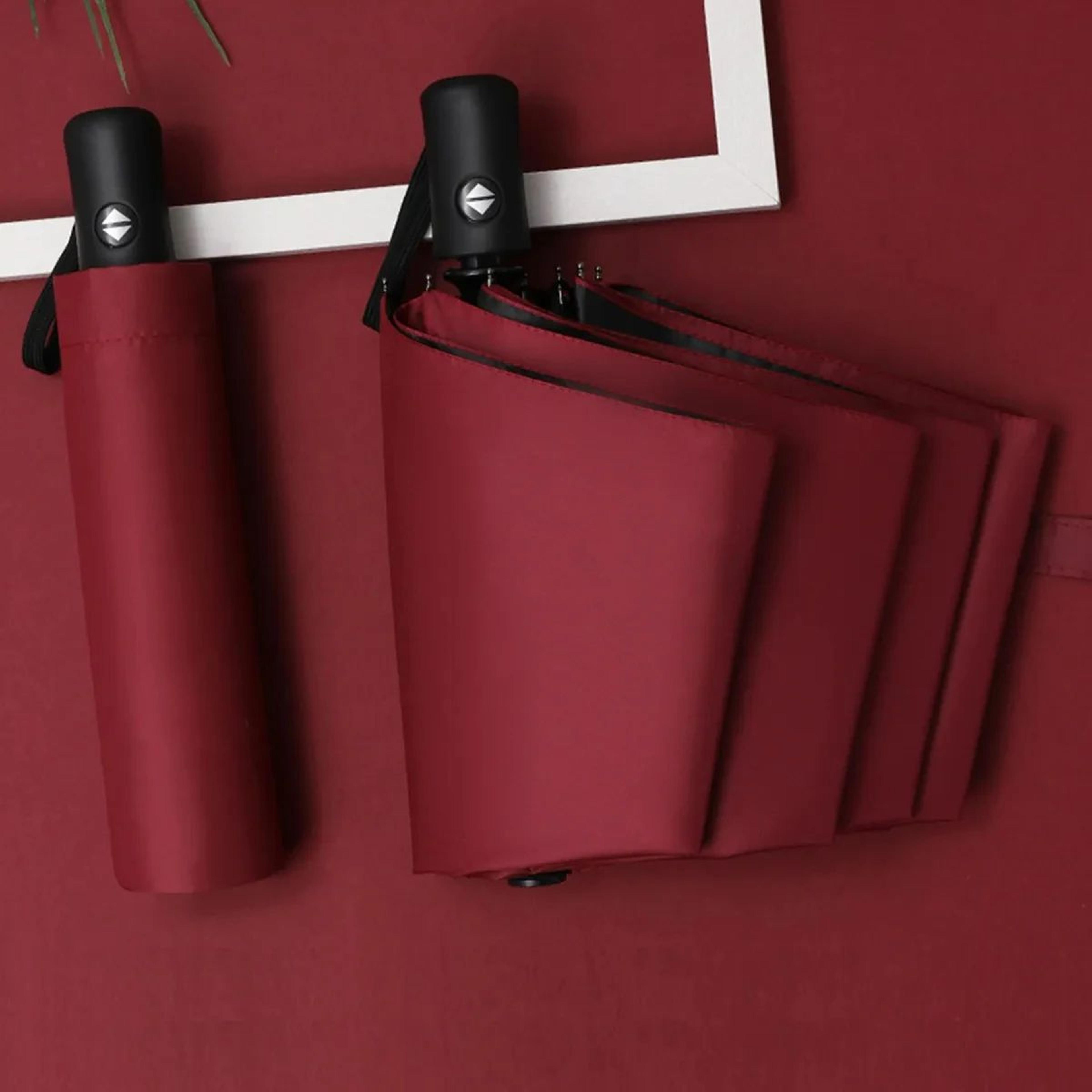 8Rib Automatic Folding Umbrella With UV Protection  Compact Windproof Travel Rain  Sun Umbrella Lig 8