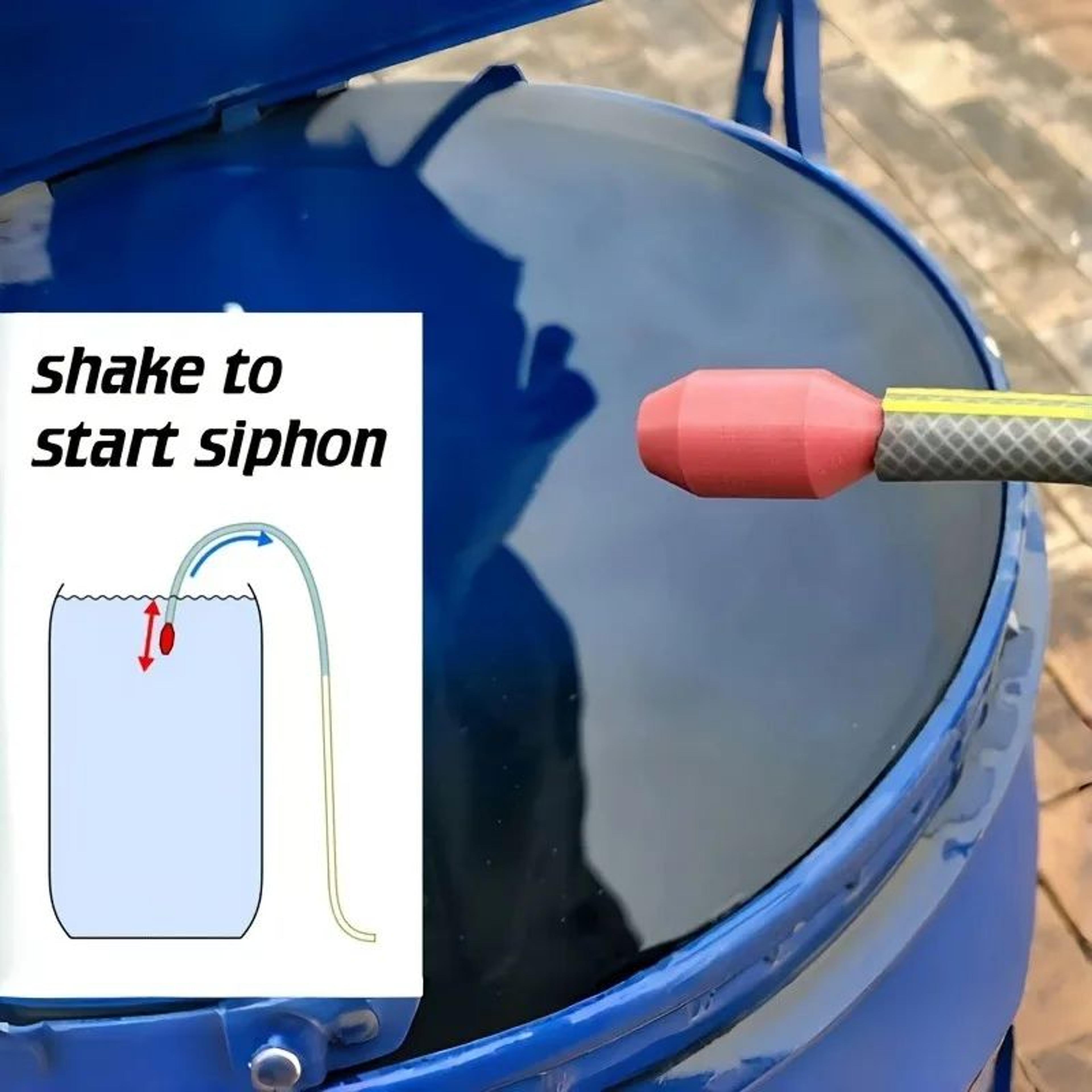 Manual SelfPriming Siphon Pump For Water Transfer Shake Start NoElectric Hose Drain Tool For Garden 4