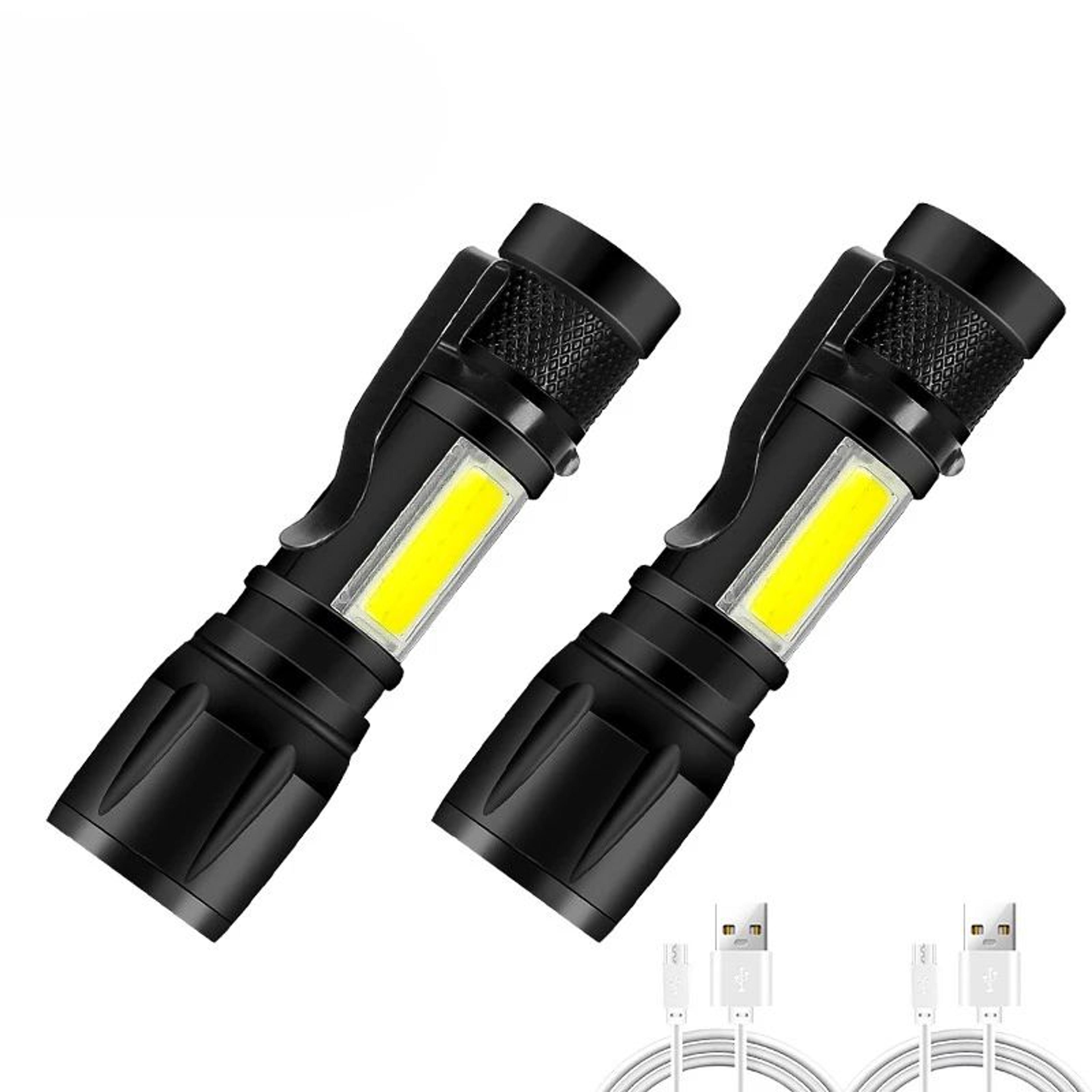 Rechargeable Zoomable LED Flashlight With LCD Power Display Waterproof High Power Torch For Camping 13