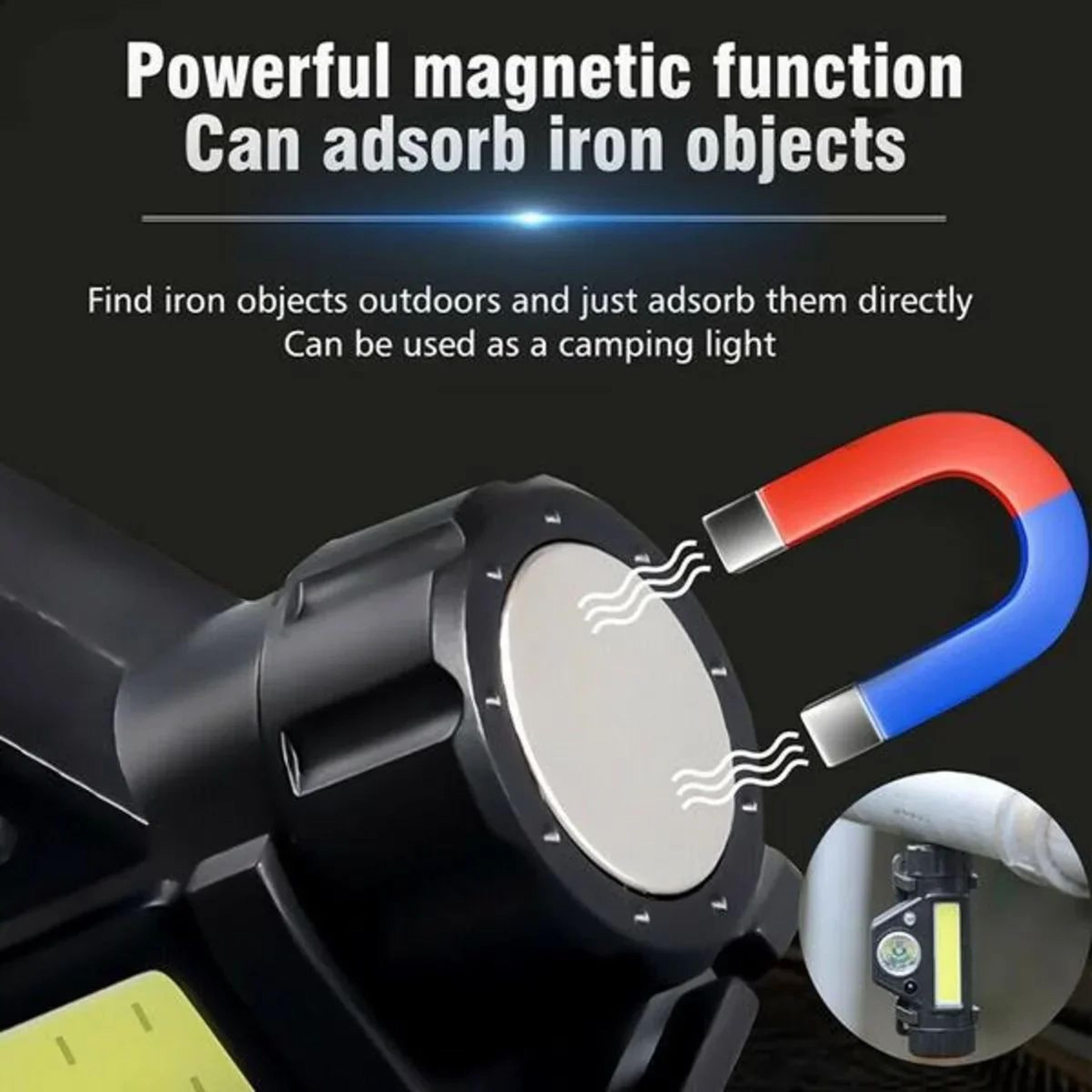Rechargeable COB LED Headlamp With Strong Magnet Super Bright Waterproof Head Torch For Fishing Cam 5