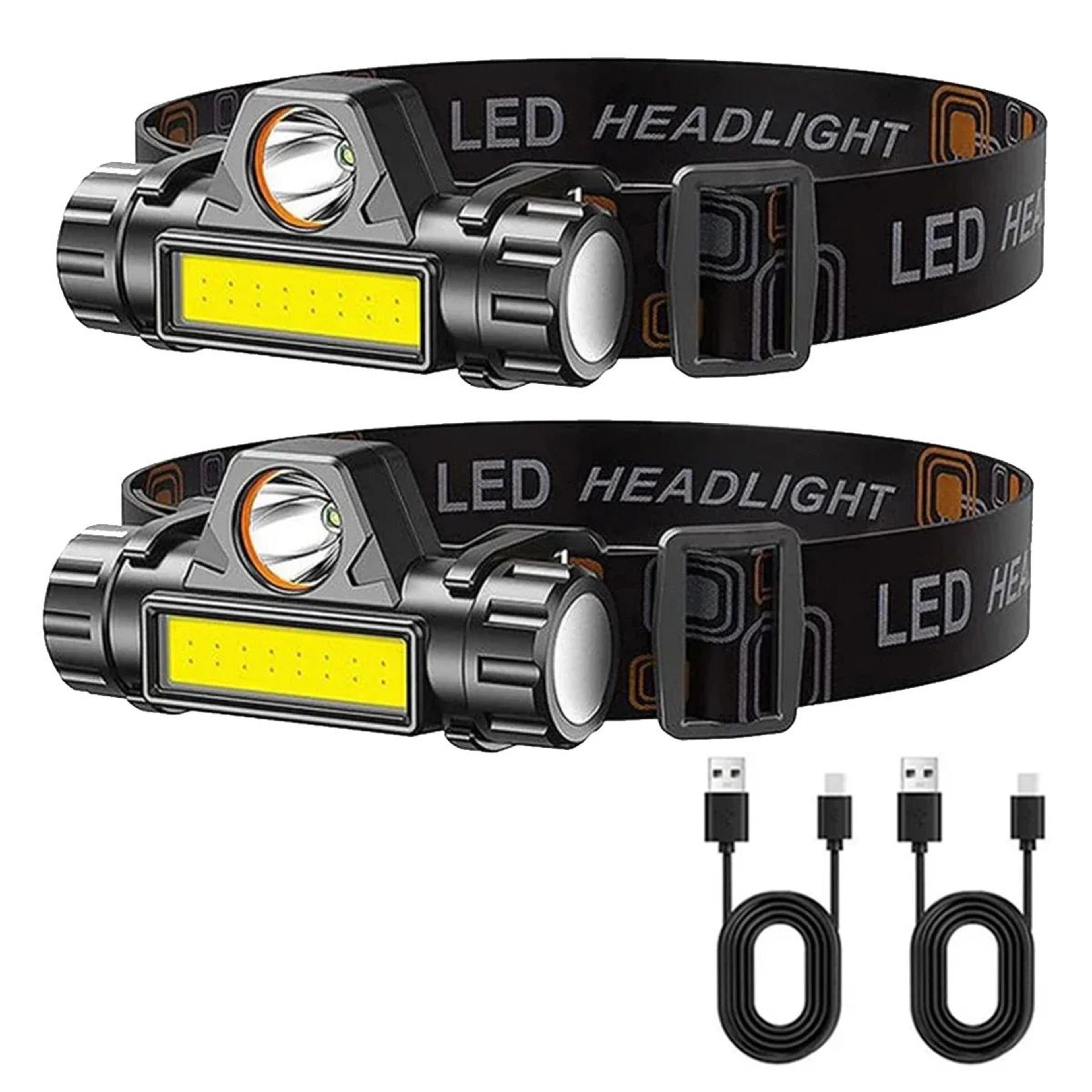 Rechargeable COB LED Headlamp With Strong Magnet Super Bright Waterproof Head Torch For Fishing Cam 7