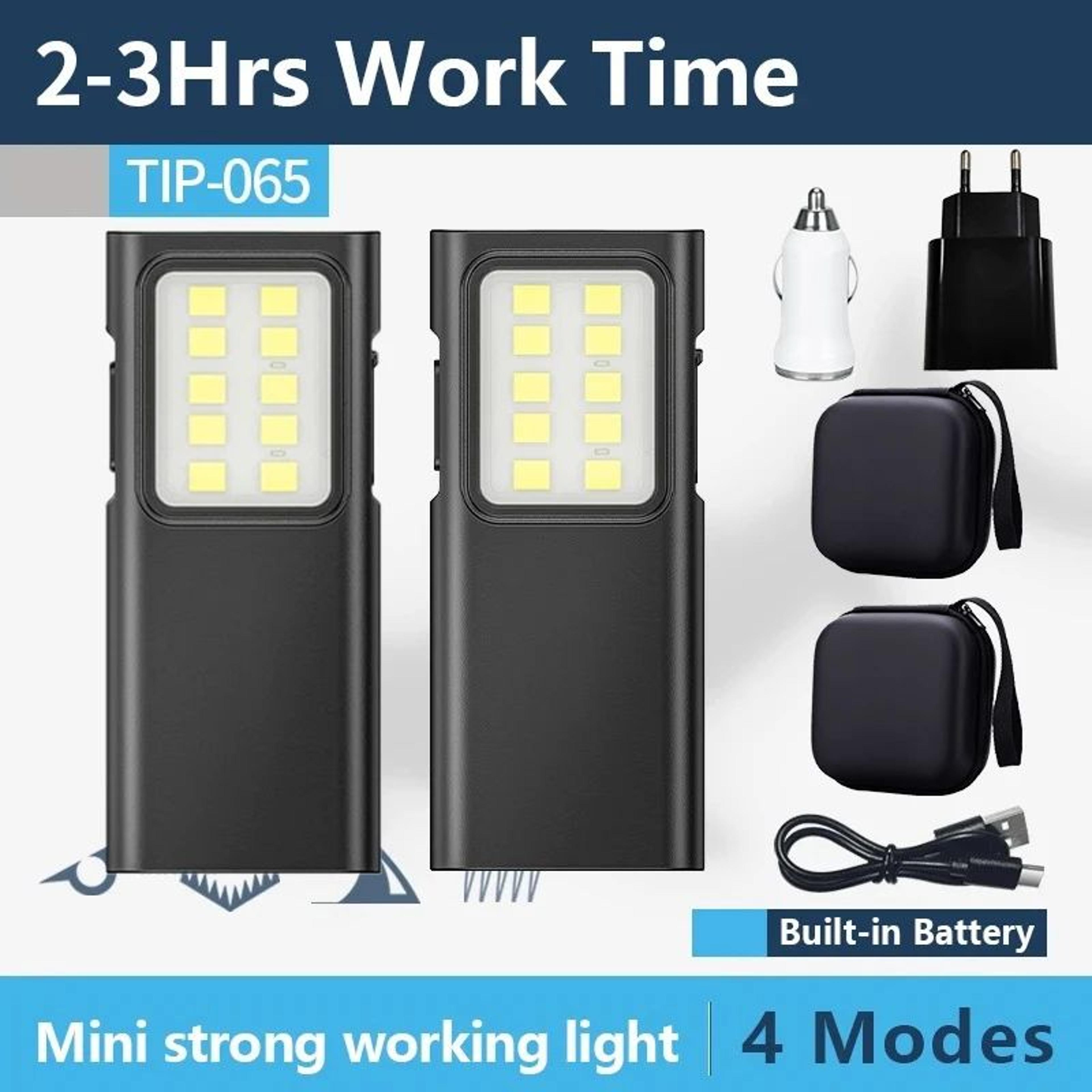 EDC USB Rechargeable Keychain Flashlight With Pen Clip  Super Bright Mini LED Emergency Light For C 12