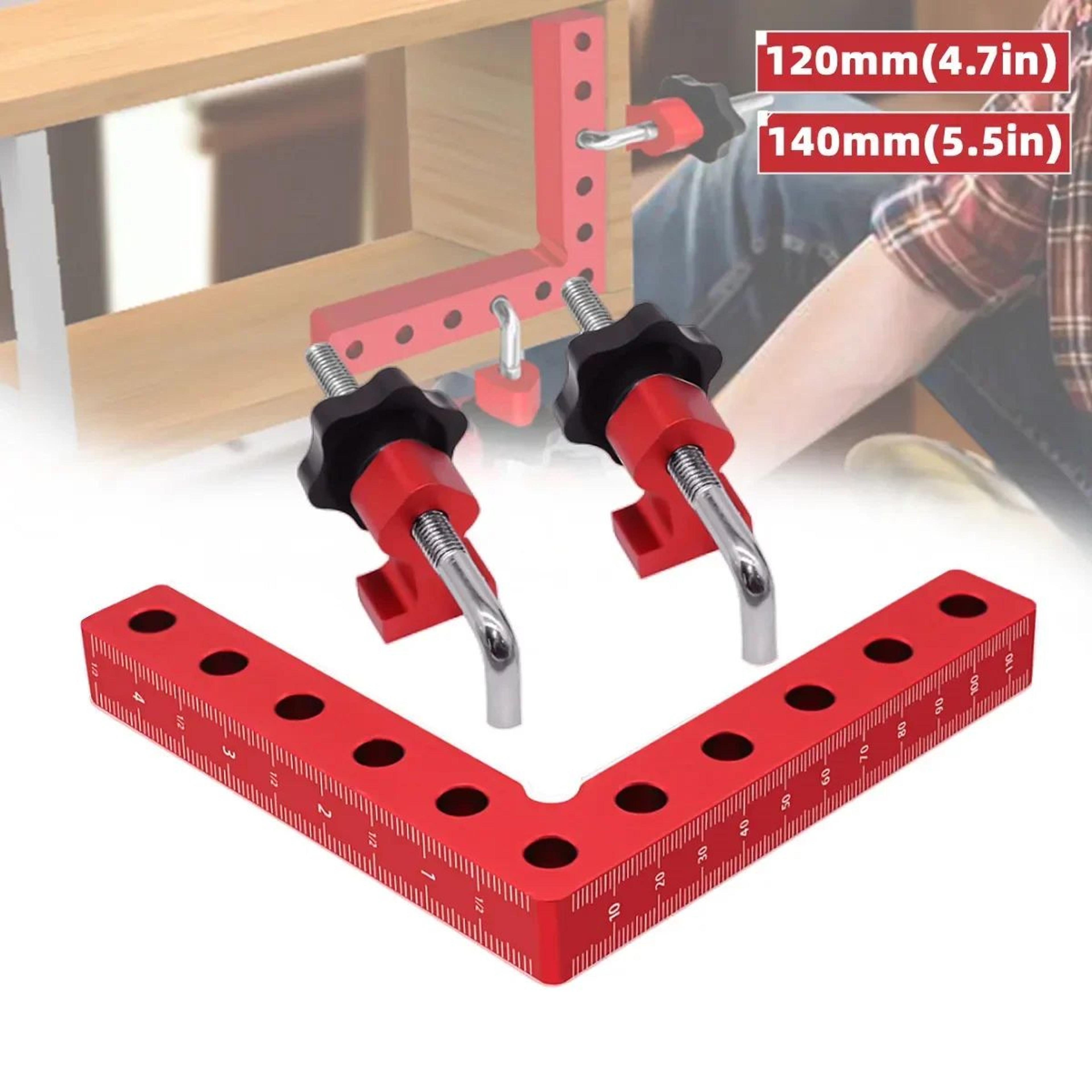 4755 Inches 90 Right Angle Clamp Clip  LShaped Woodworking Corner Fixing Fixture For Panels Frames  5