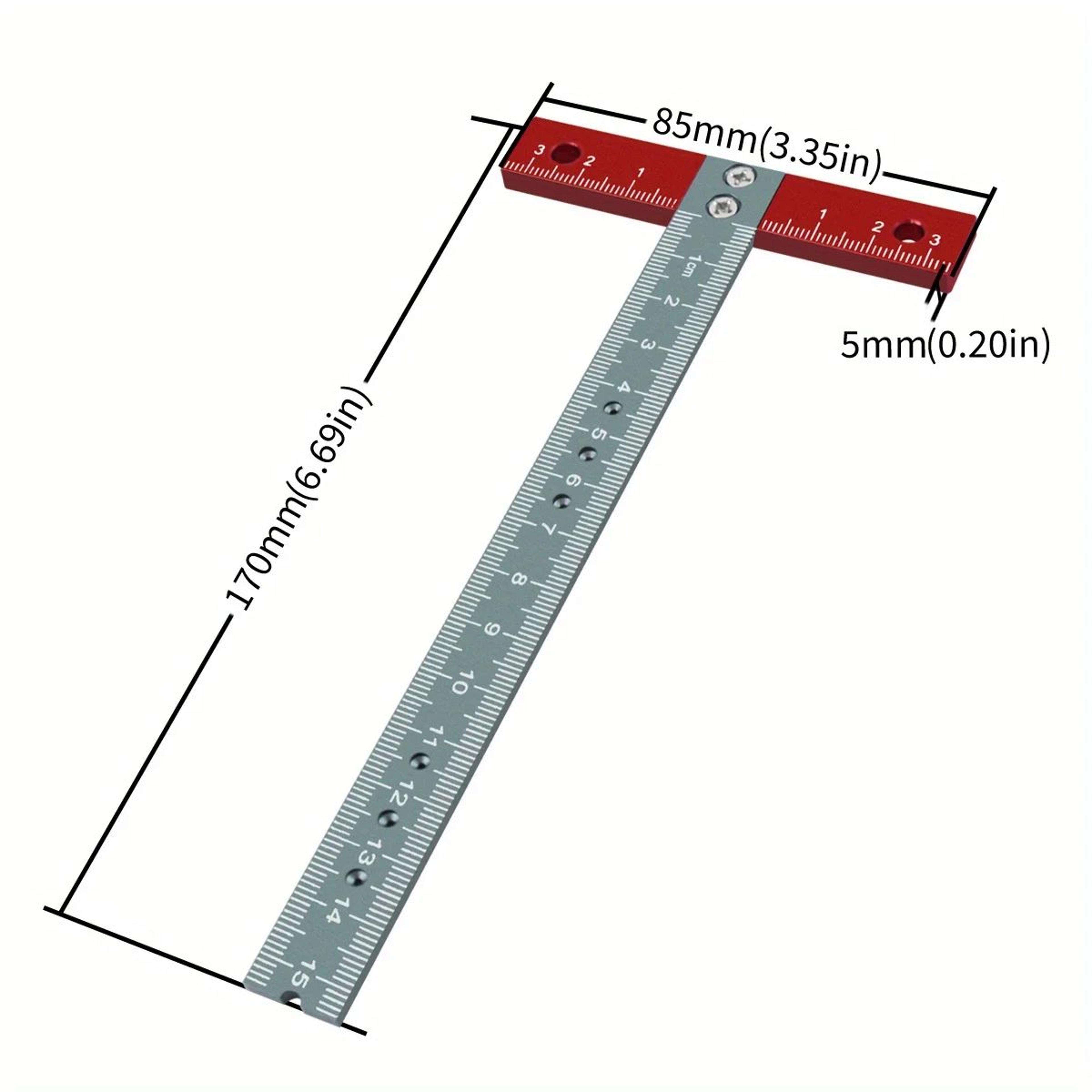 669 Inches Aluminum TSquare Ruler  Laser Printed Drafting TRuler For Architects DIY Layout  Precisi 1