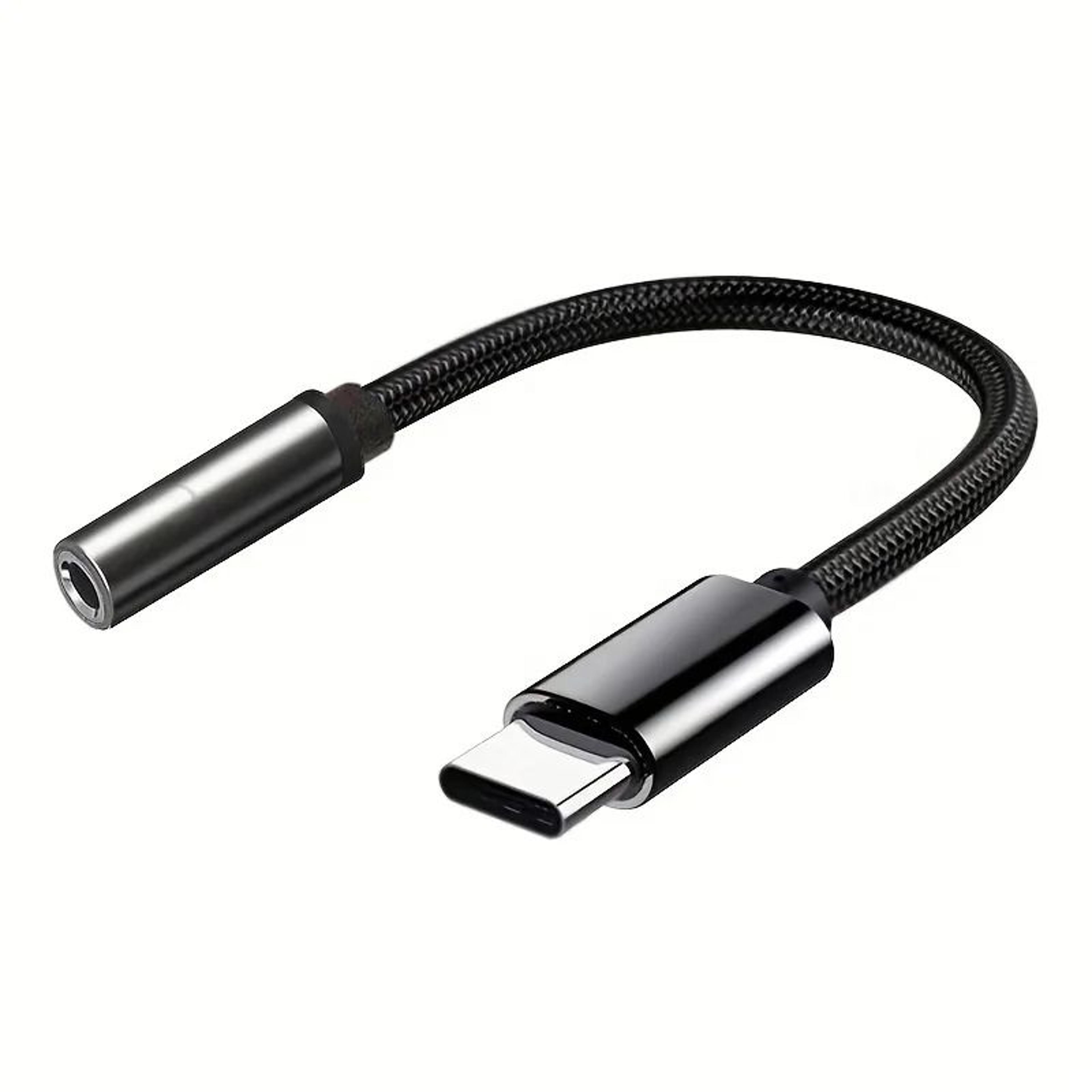 USBC To 35mm Headphone Adapter Cable  Type C Audio Jack Converter For Huawei P30 Xiaomi Samsung  On 6