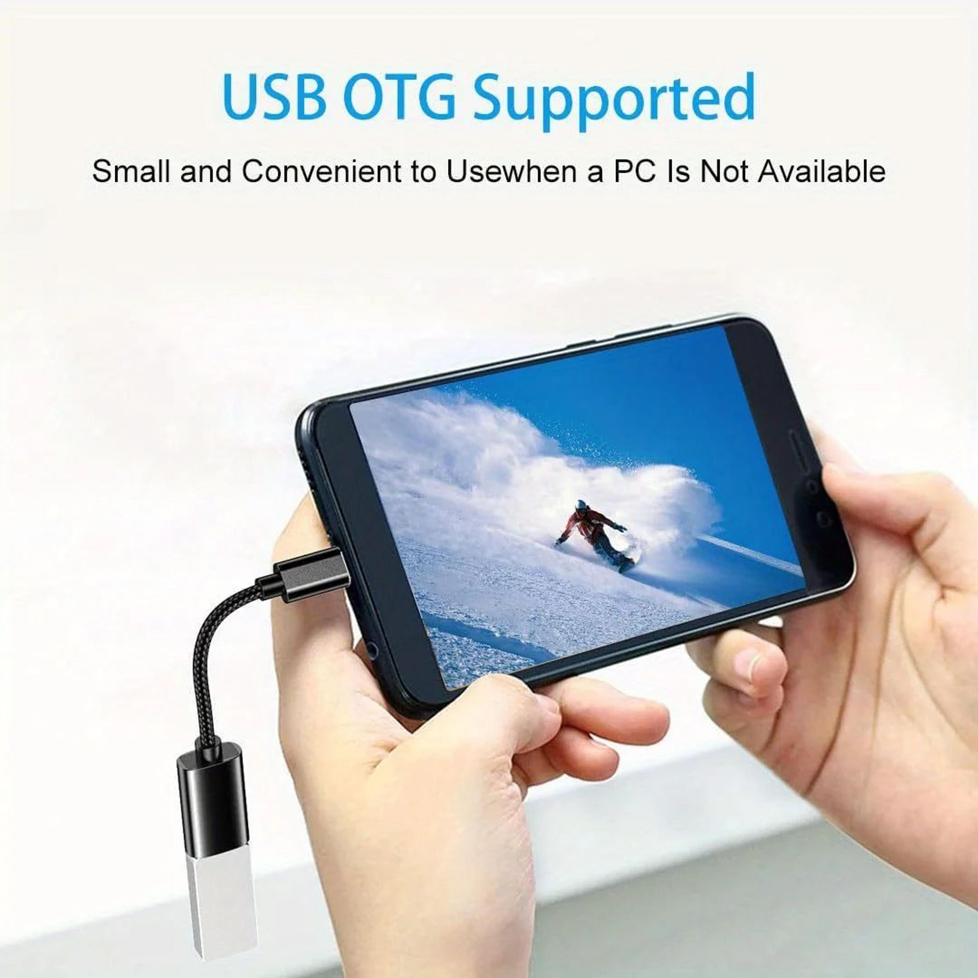 USB To USBC OTG Adapter Cable  Type C Converter Connector For Xiaomi Samsung S20 Huawei  MacBook Pr 4