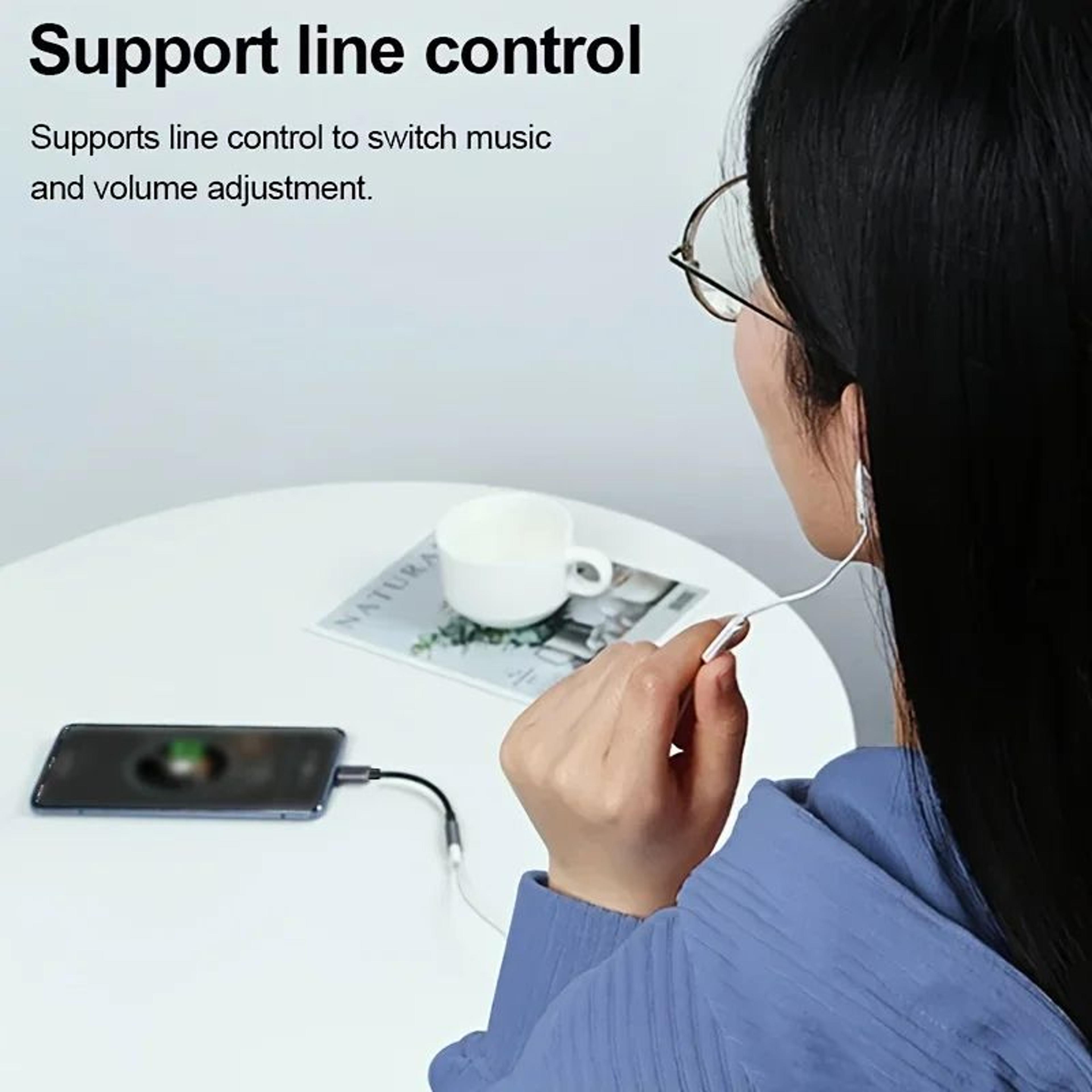 Type C To 35mm Headphone Adapter Cable  USBC Audio Jack Converter For Huawei P30 Xiaomi Samsung  On 4