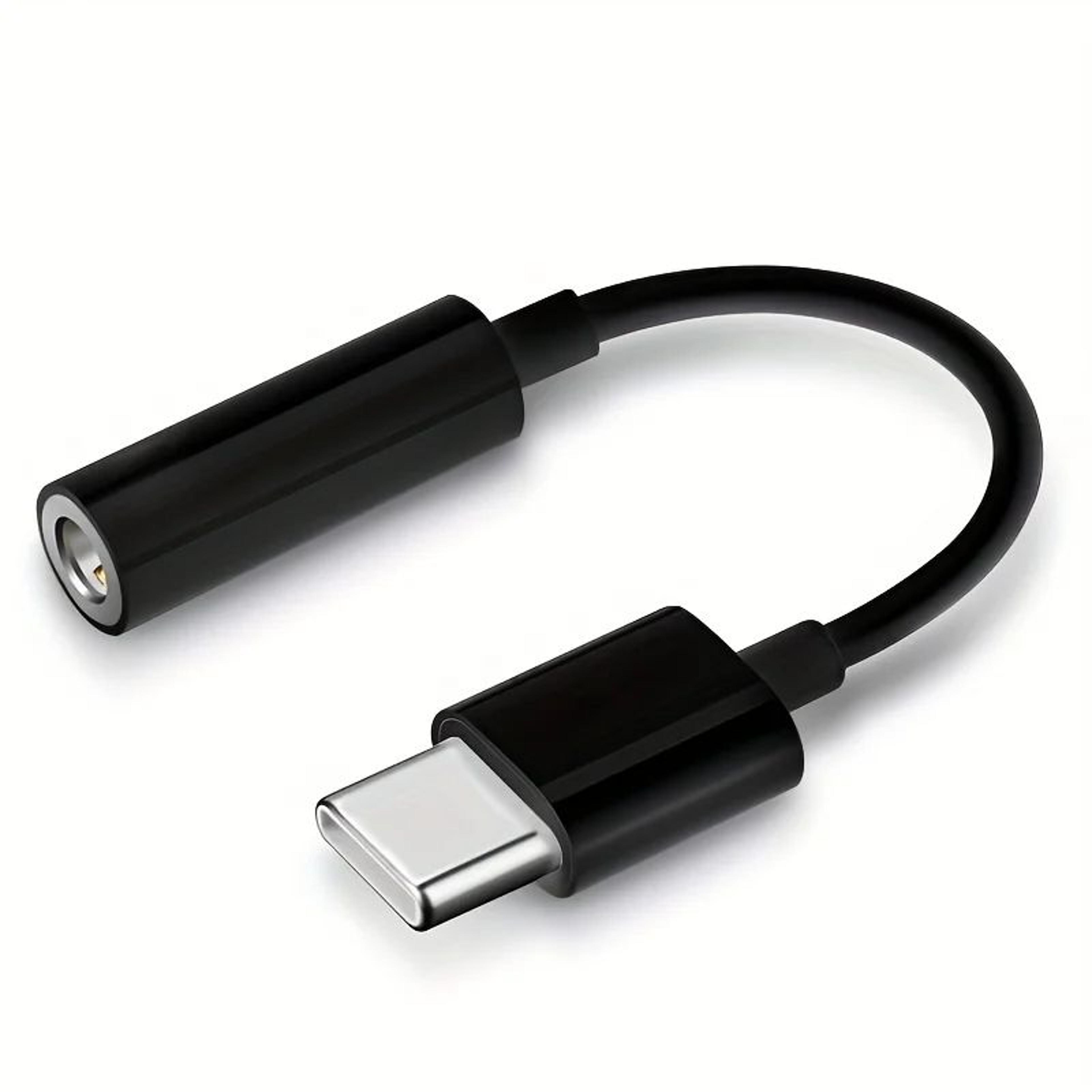 USBC To 35mm Audio Adapter  Type C AUX Dongle Cable With 35mm Female Headphone Jack For Wired Earph 6