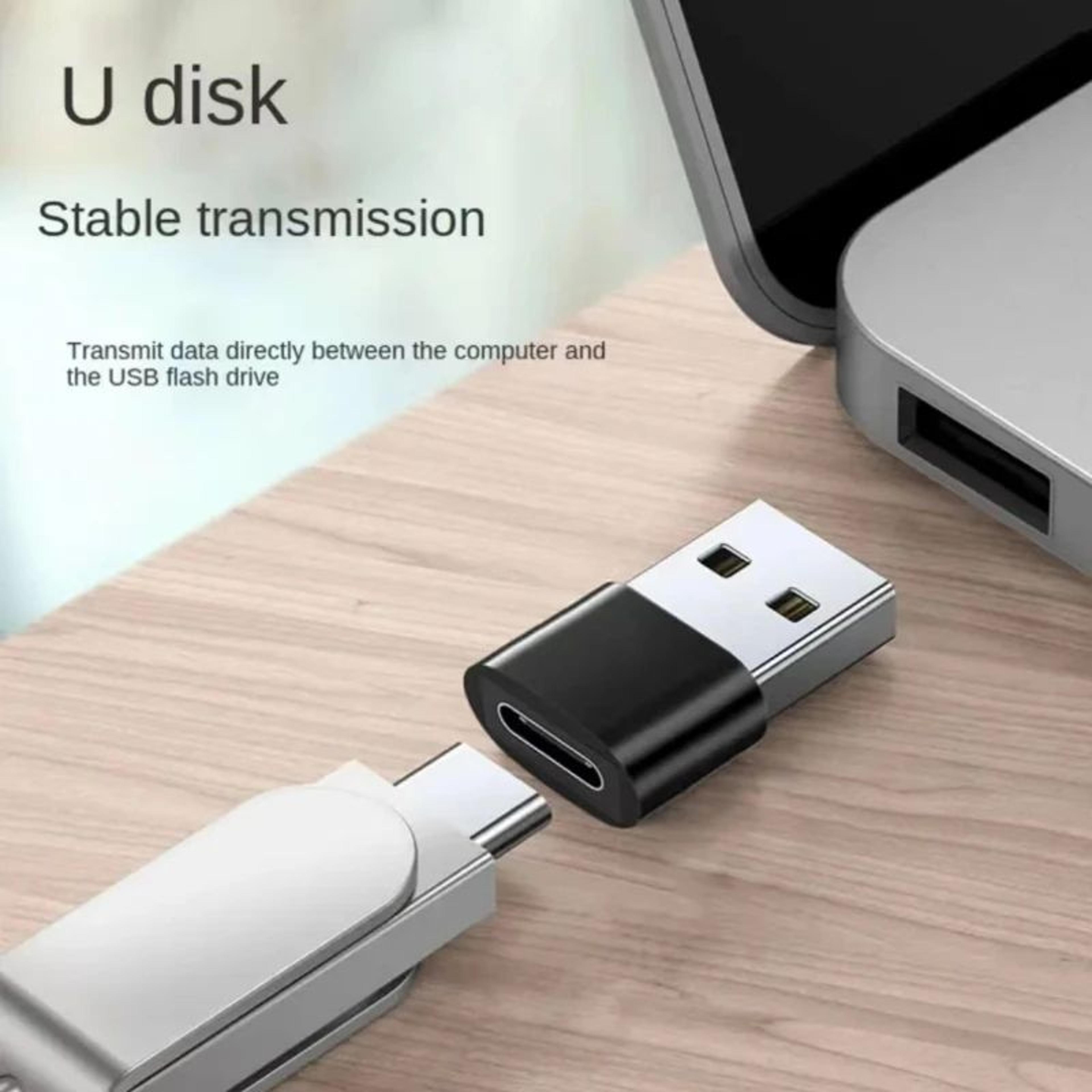 2 Pcs USB OTG Adapter Converter  USB Male To USBCMicro USB Female Type C Connector For MacBook Sams 5