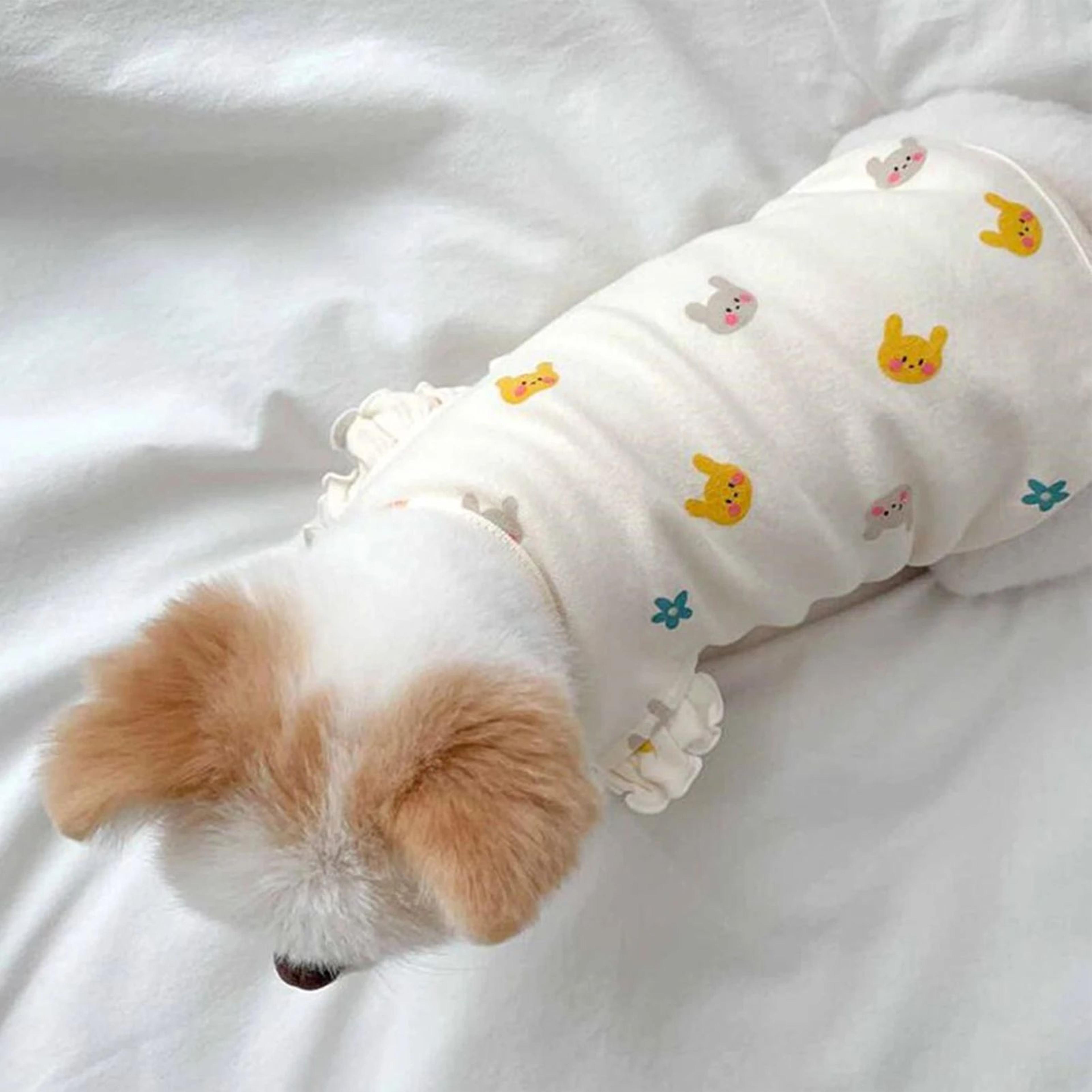 Small Dog  Cat Tank Top Vest  Sleeveless TwoLeg Pet Shirt  Machine Washable Puppy  Kitten Clothes F 1