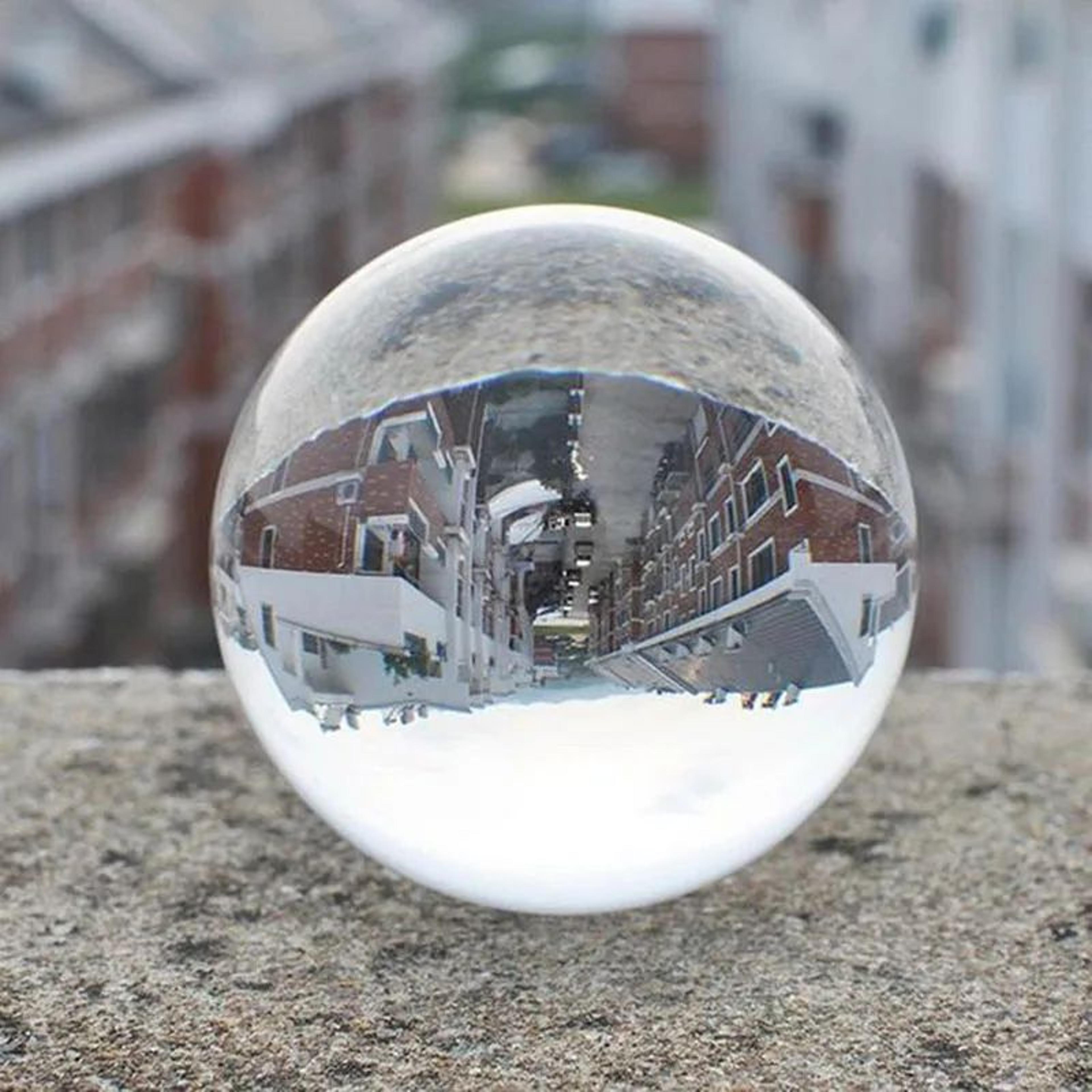 K9 Clear Crystal Ball Decor  Solid Glass Sphere Figurine For Home Display Photography Props  Elegan 0